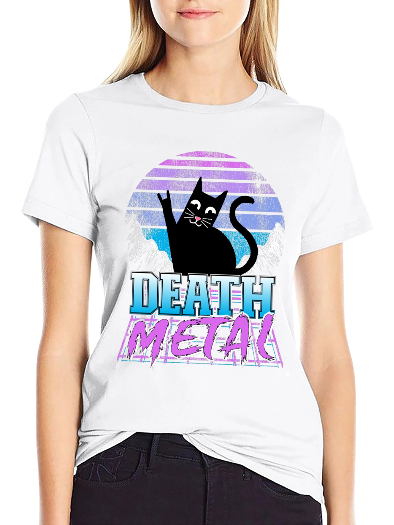 Death Metal Cat T-Shirt