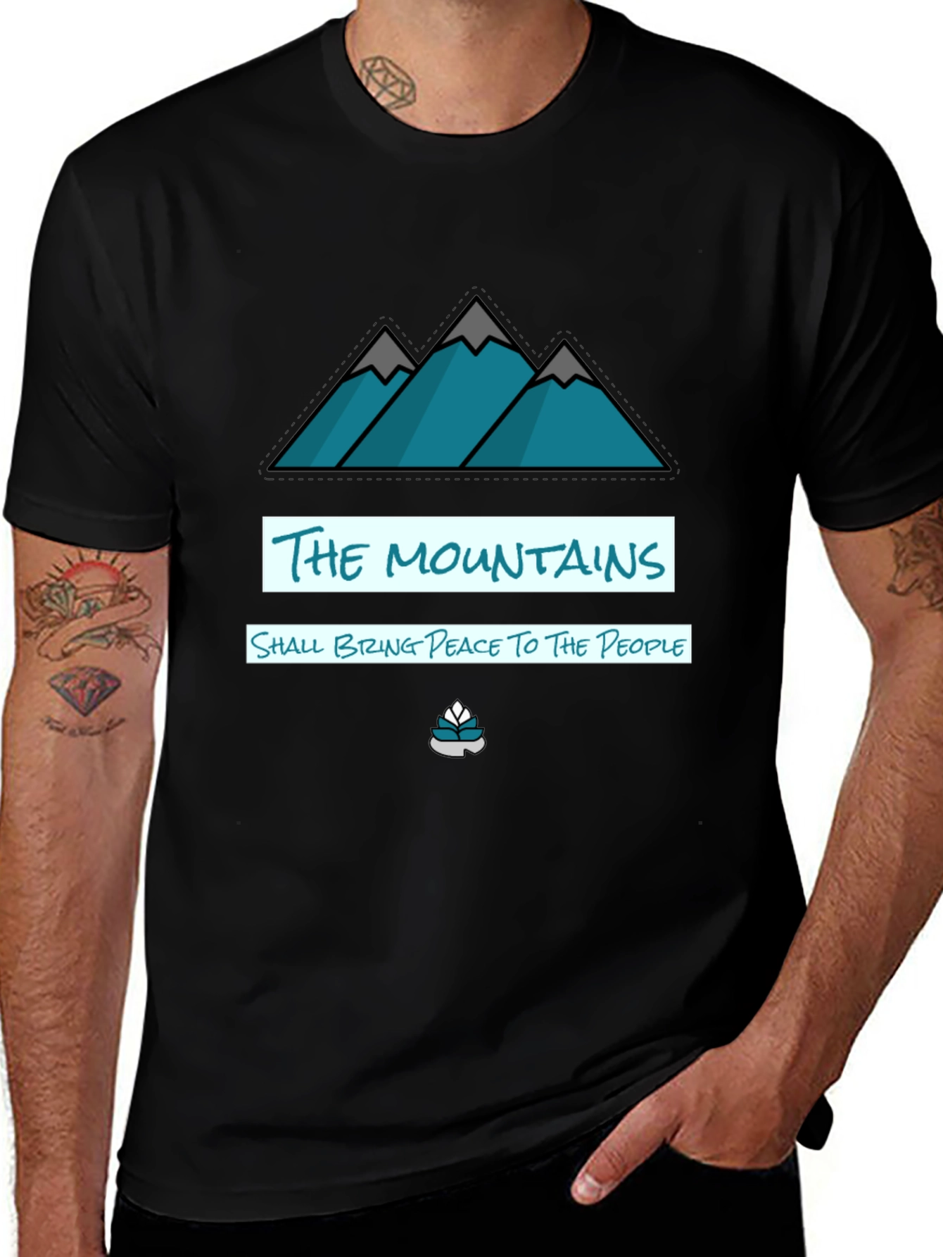Mountains Peace Graphic Tee