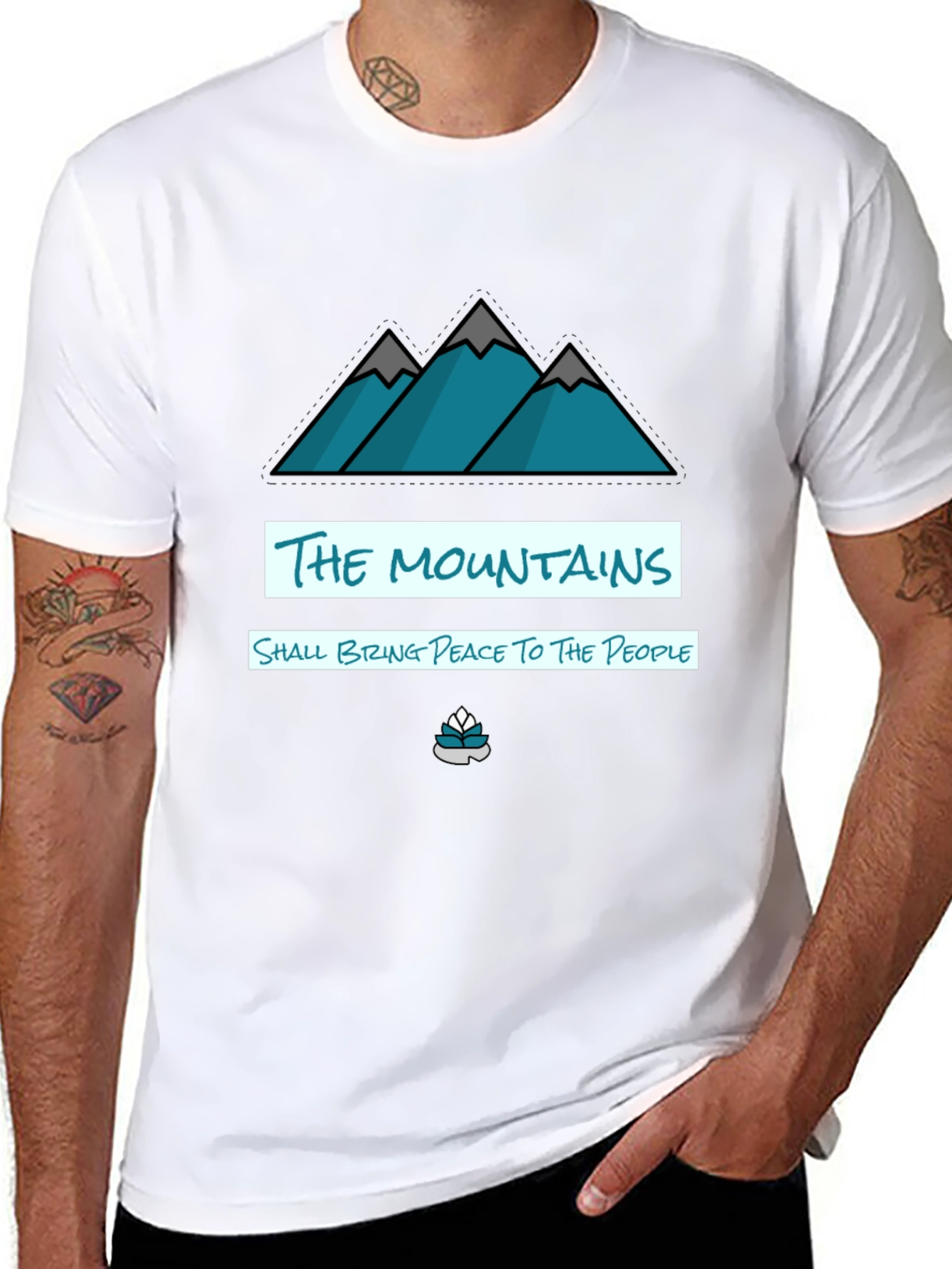 Mountains Peace Graphic Tee
