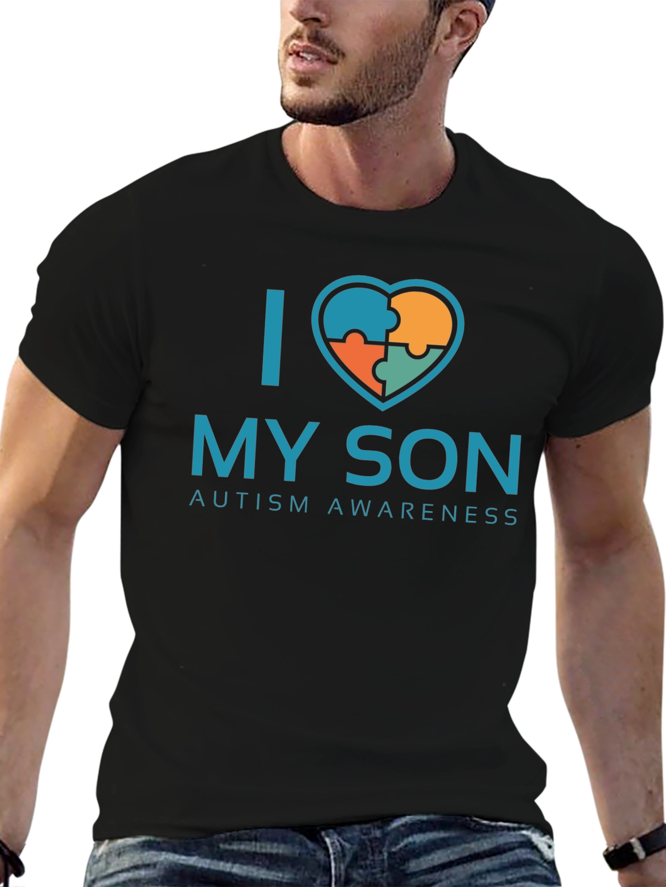 I Love My Son Autism Awareness T-Shirt