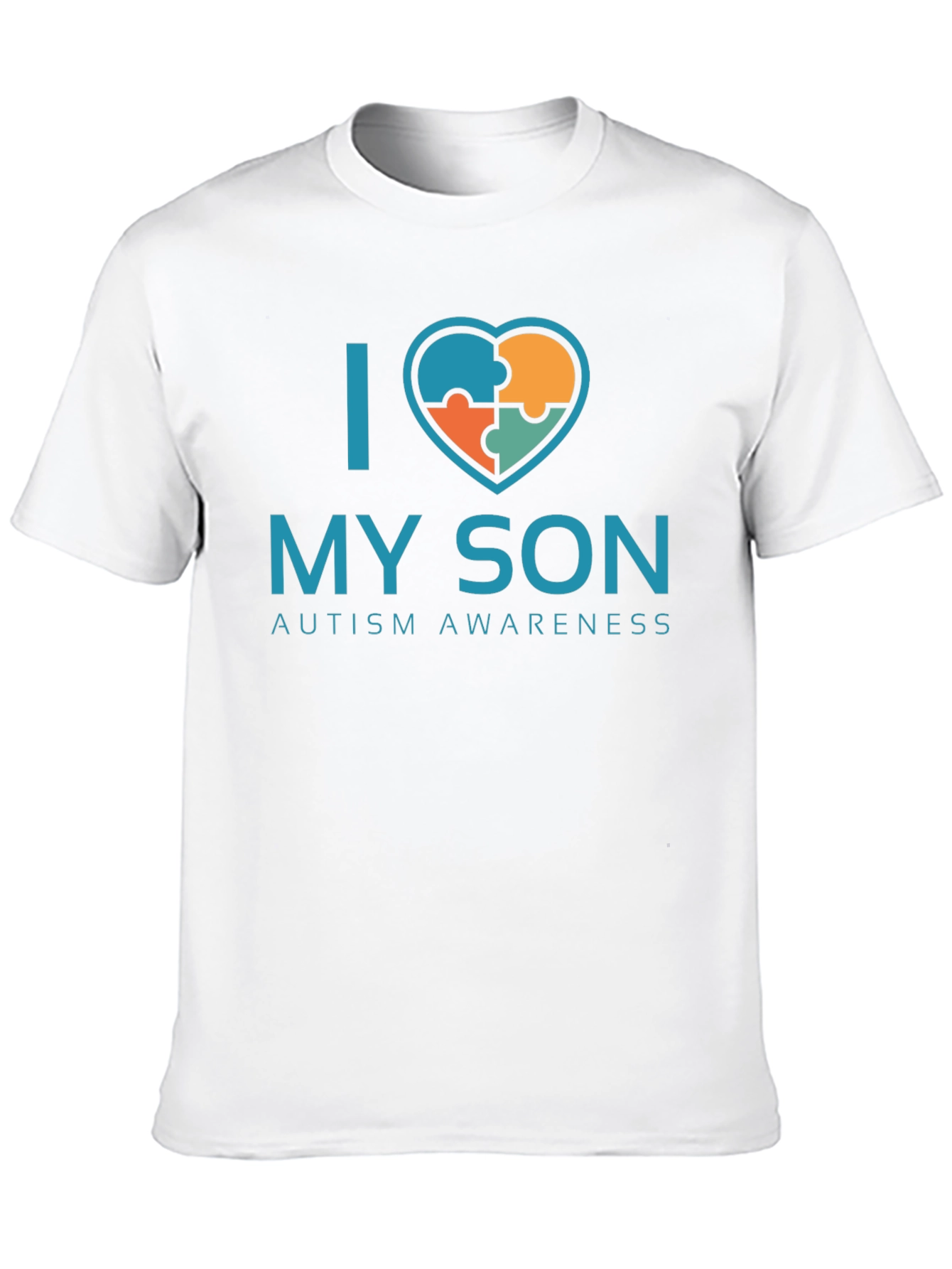 I Love My Son Autism Awareness T-Shirt
