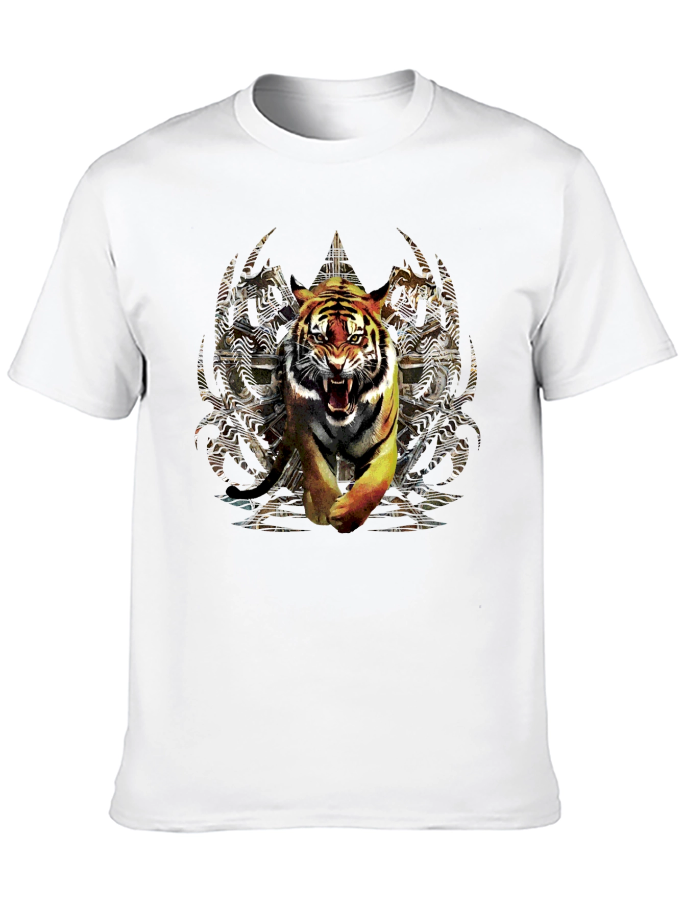 Tiger Graphic Black T-Shirt