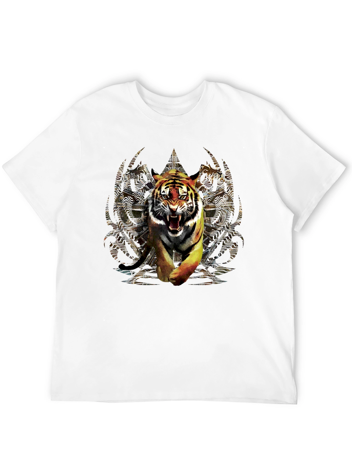 Tiger Graphic Black T-Shirt