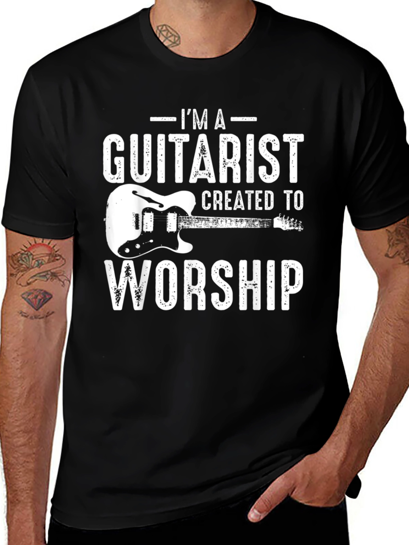 Guitarist Worship T-Shirt - Music Lover Tee