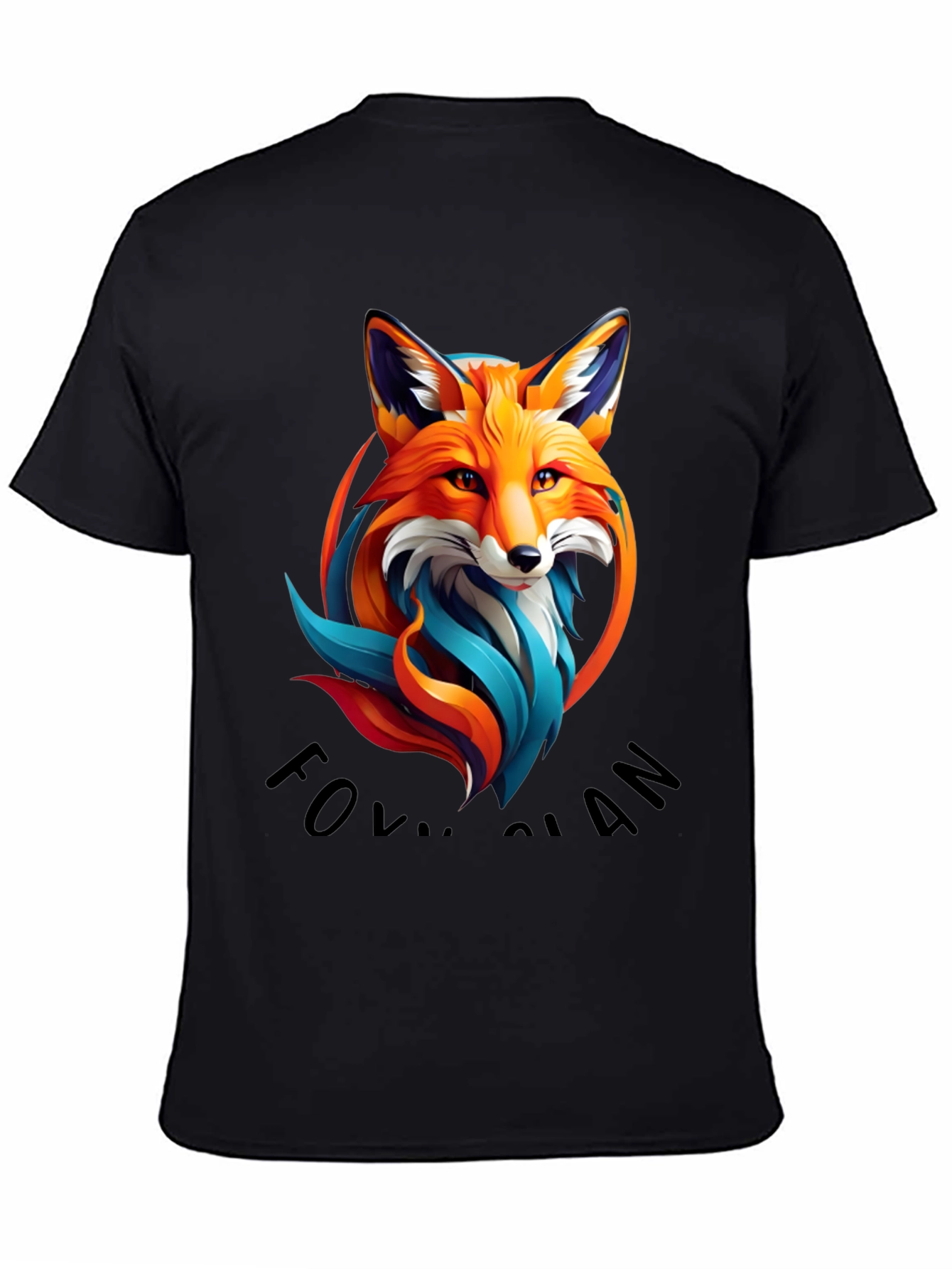 Fox Clan Graphic Tee - Stylish Animal Design