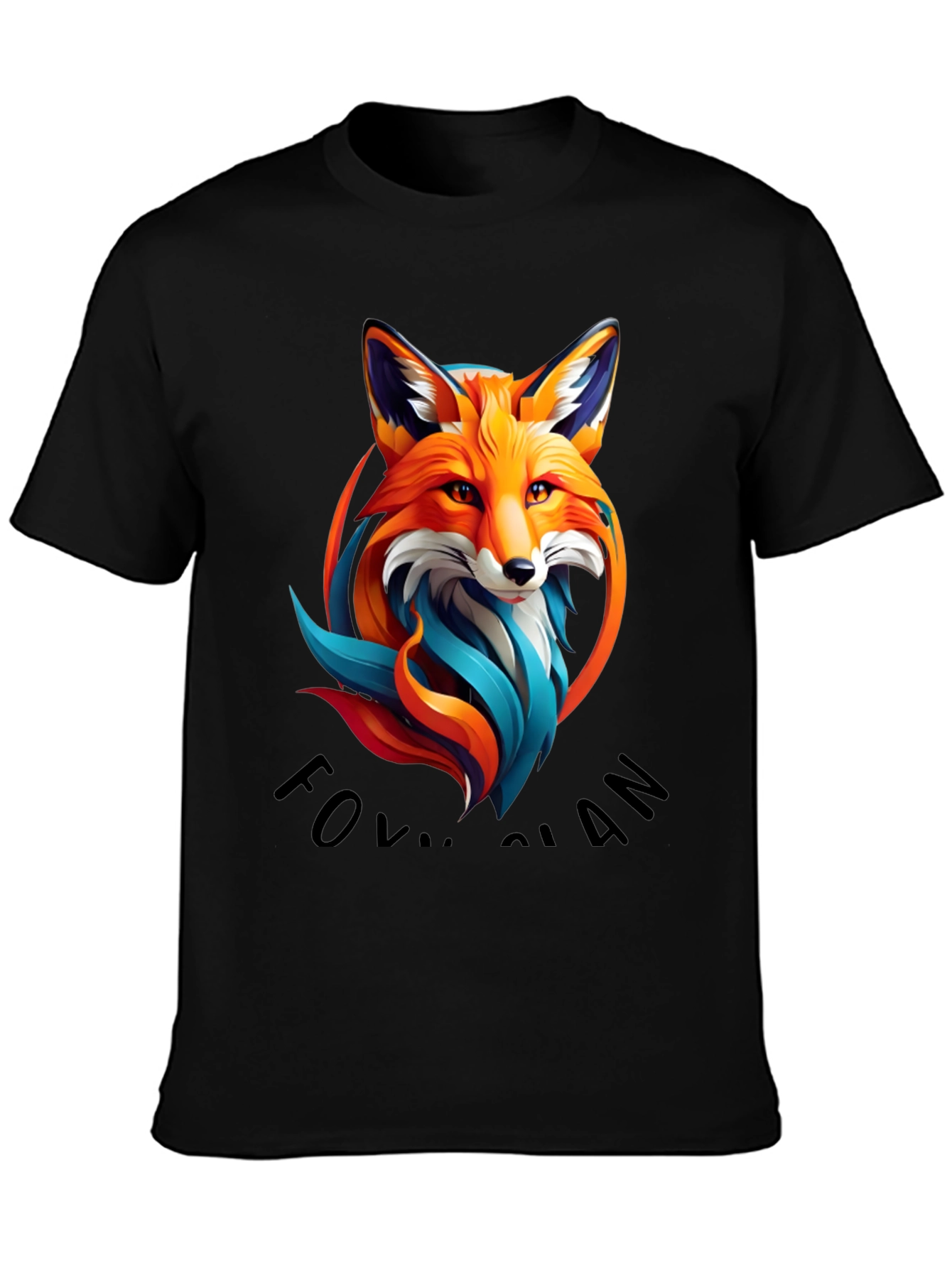 Fox Clan Graphic Tee - Stylish Animal Design