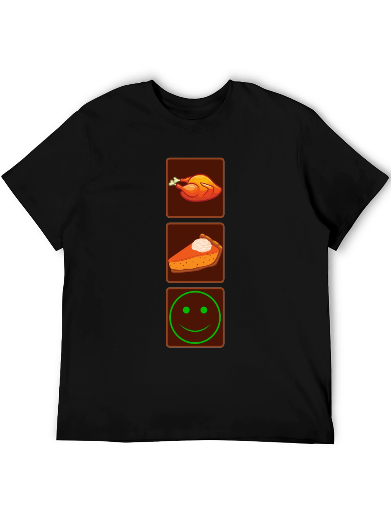 Thanksgiving Feast Mode Black T-Shirt