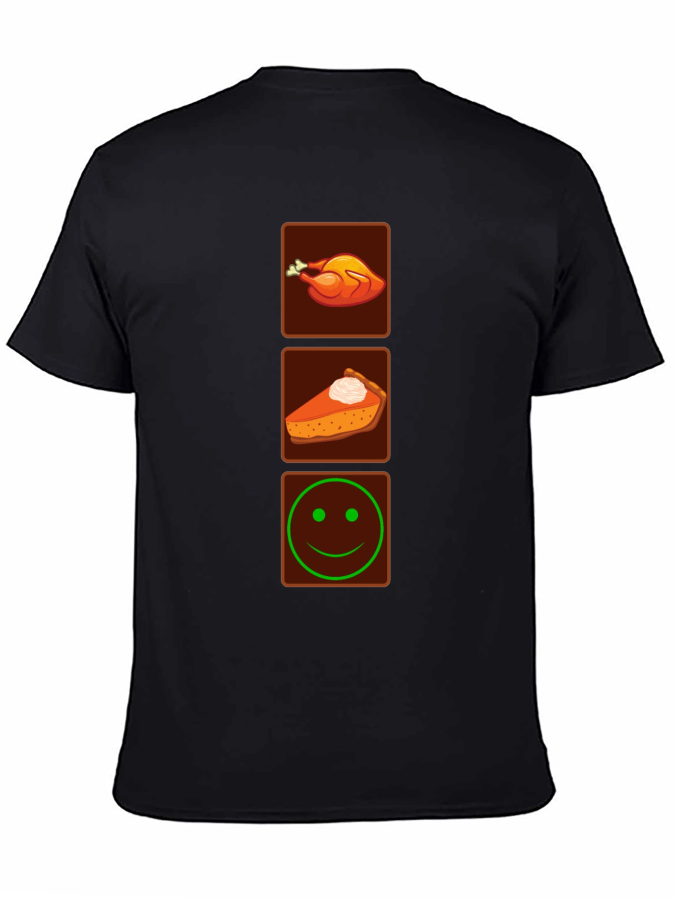 Thanksgiving Feast Mode Black T-Shirt