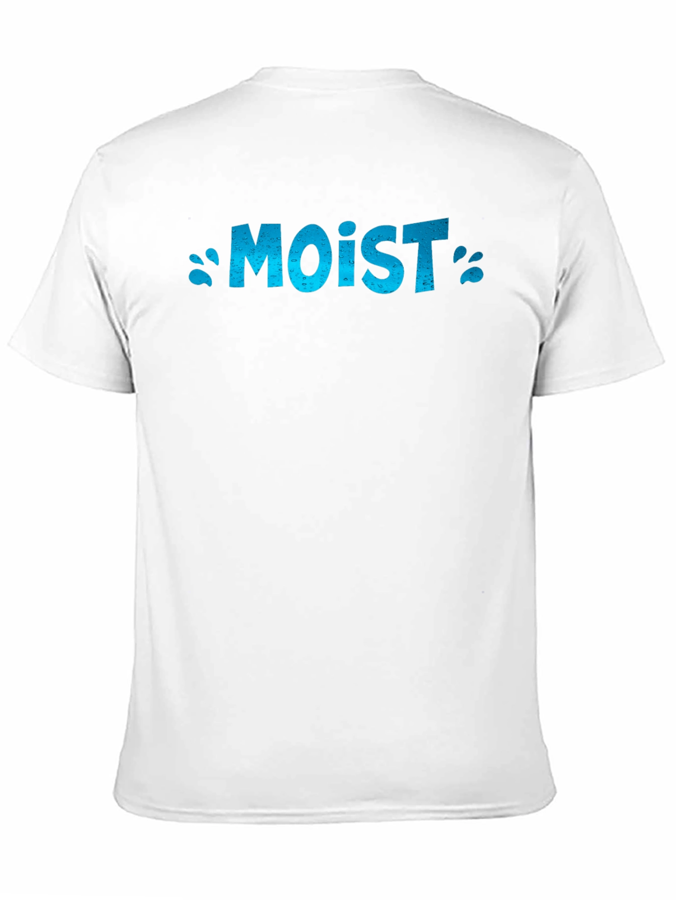 Moist Text Graphic Black T-Shirt