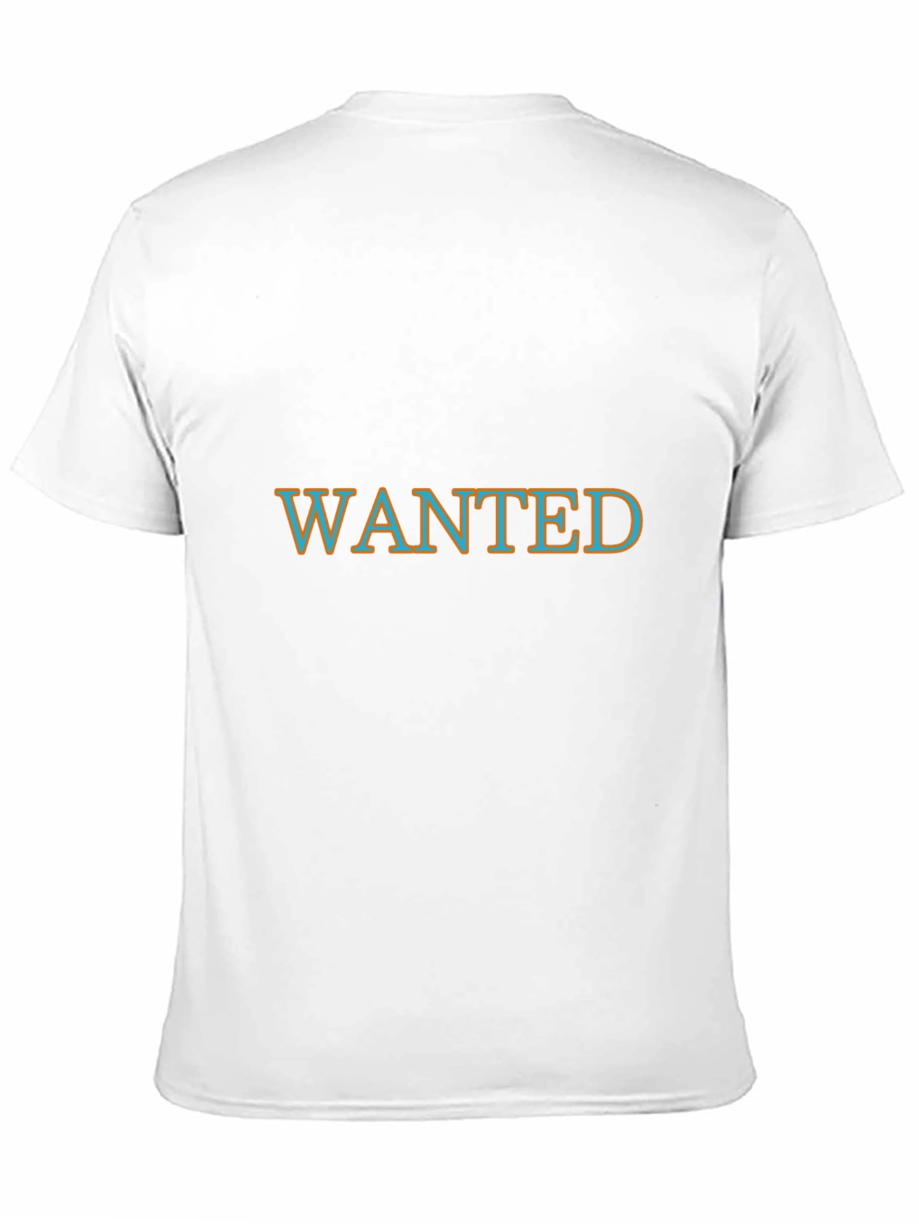 Wanted Graphic T-Shirt - Black Cotton Blend