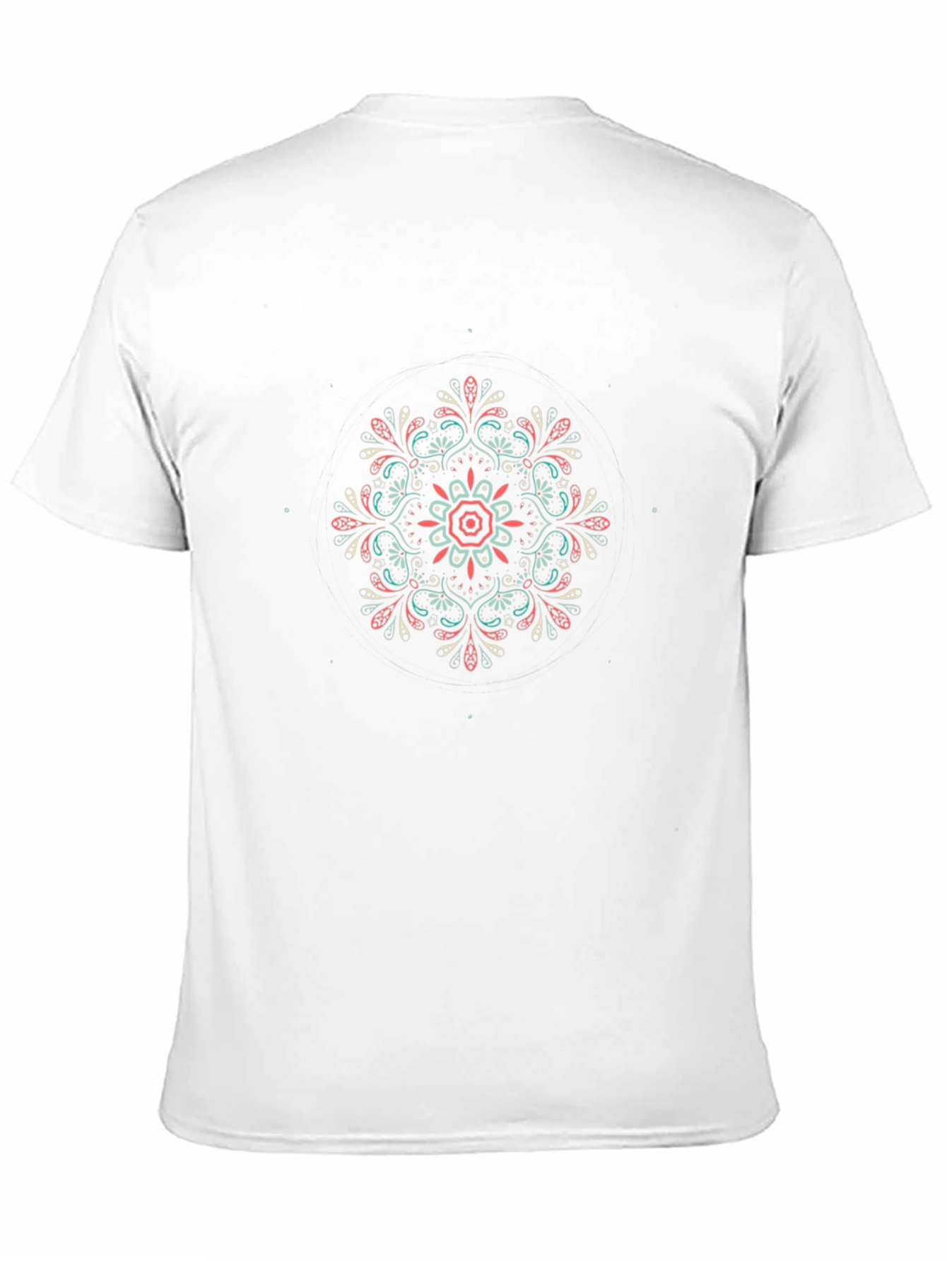 Stylish Mandala Graphic Black T-Shirt
