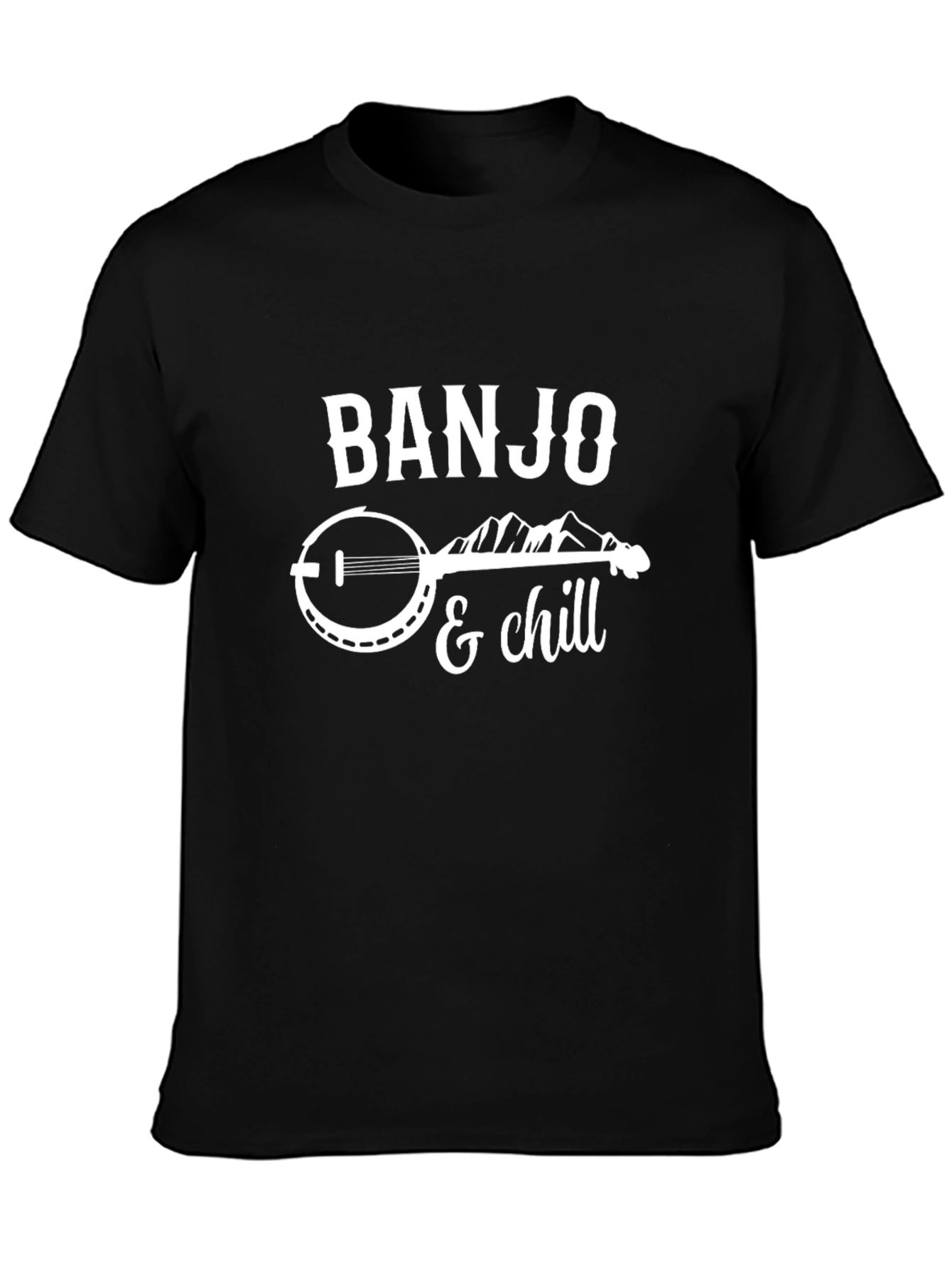 Banjo & Chill Graphic Tee - Music Lover T-Shirt