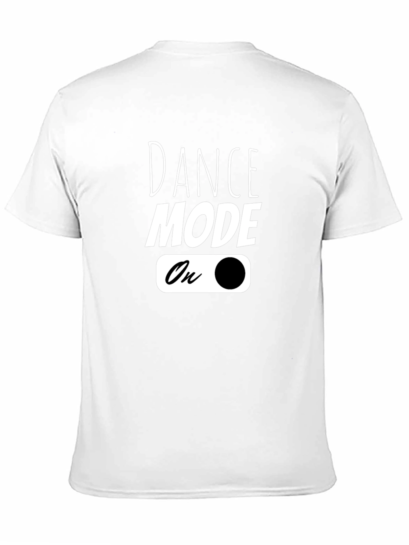 Dance Mode On Graphic Tee - Black Cotton T-Shirt