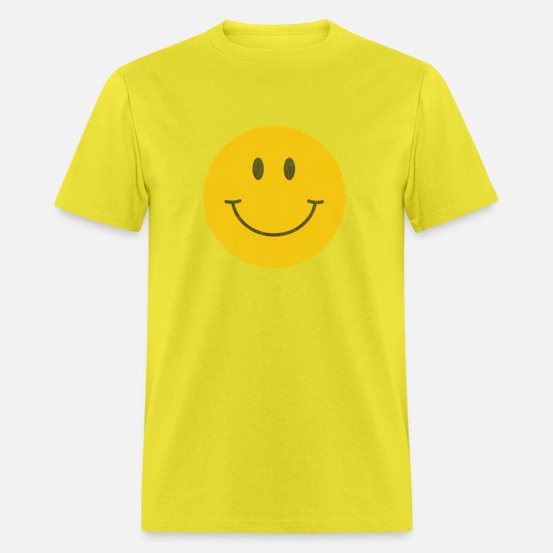 Yellow Smile Happy Face 70S Aesthetic Print