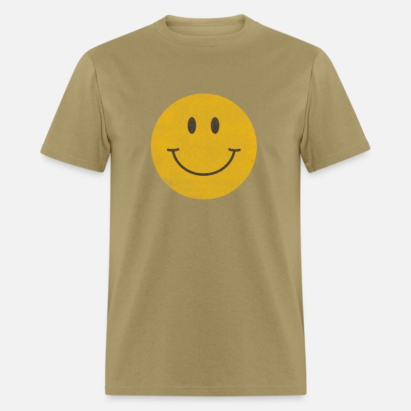 Yellow Smile Happy Face 70S Aesthetic Print