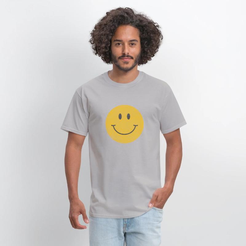 Yellow Smile Happy Face 70S Aesthetic Print