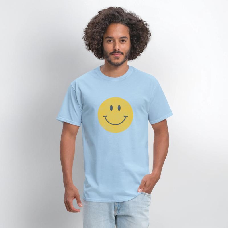 Yellow Smile Happy Face 70S Aesthetic Print