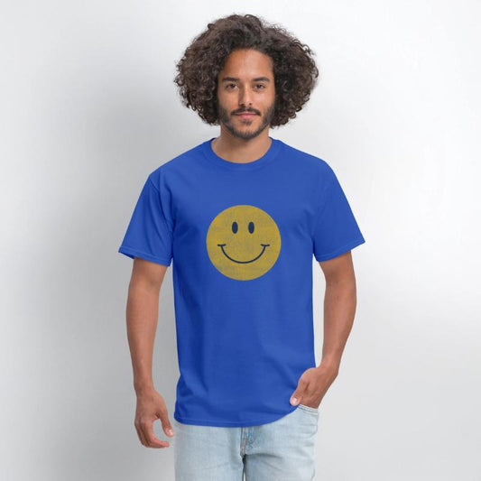 Yellow Smile Happy Face 70S Aesthetic Print