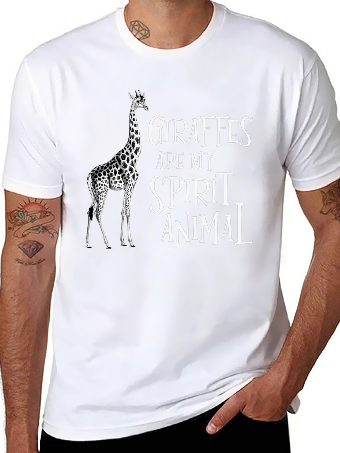 Giraffes Are My Spirit Animal T-Shirt