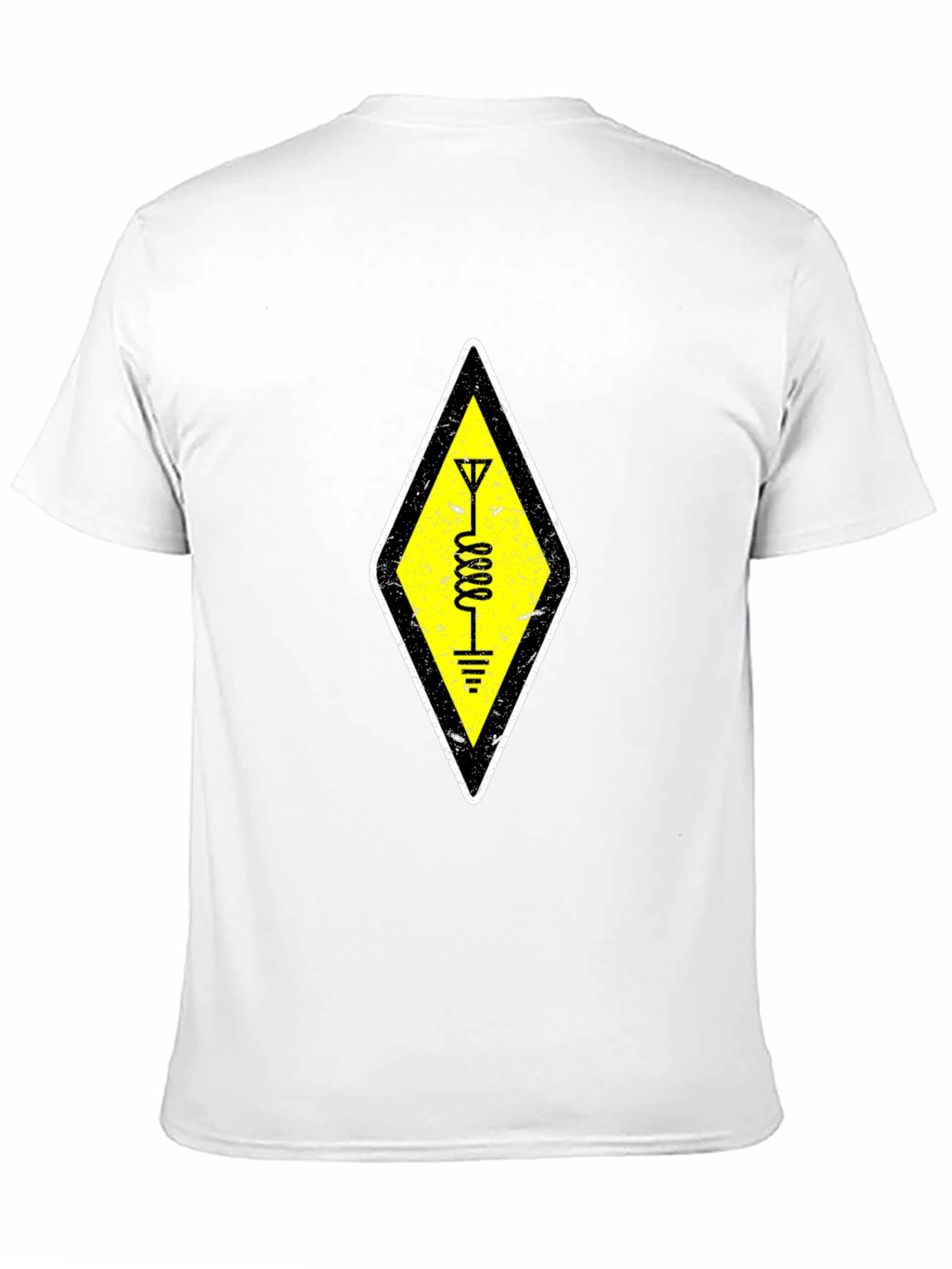Ham Radio Operator Symbol Black T-Shirt
