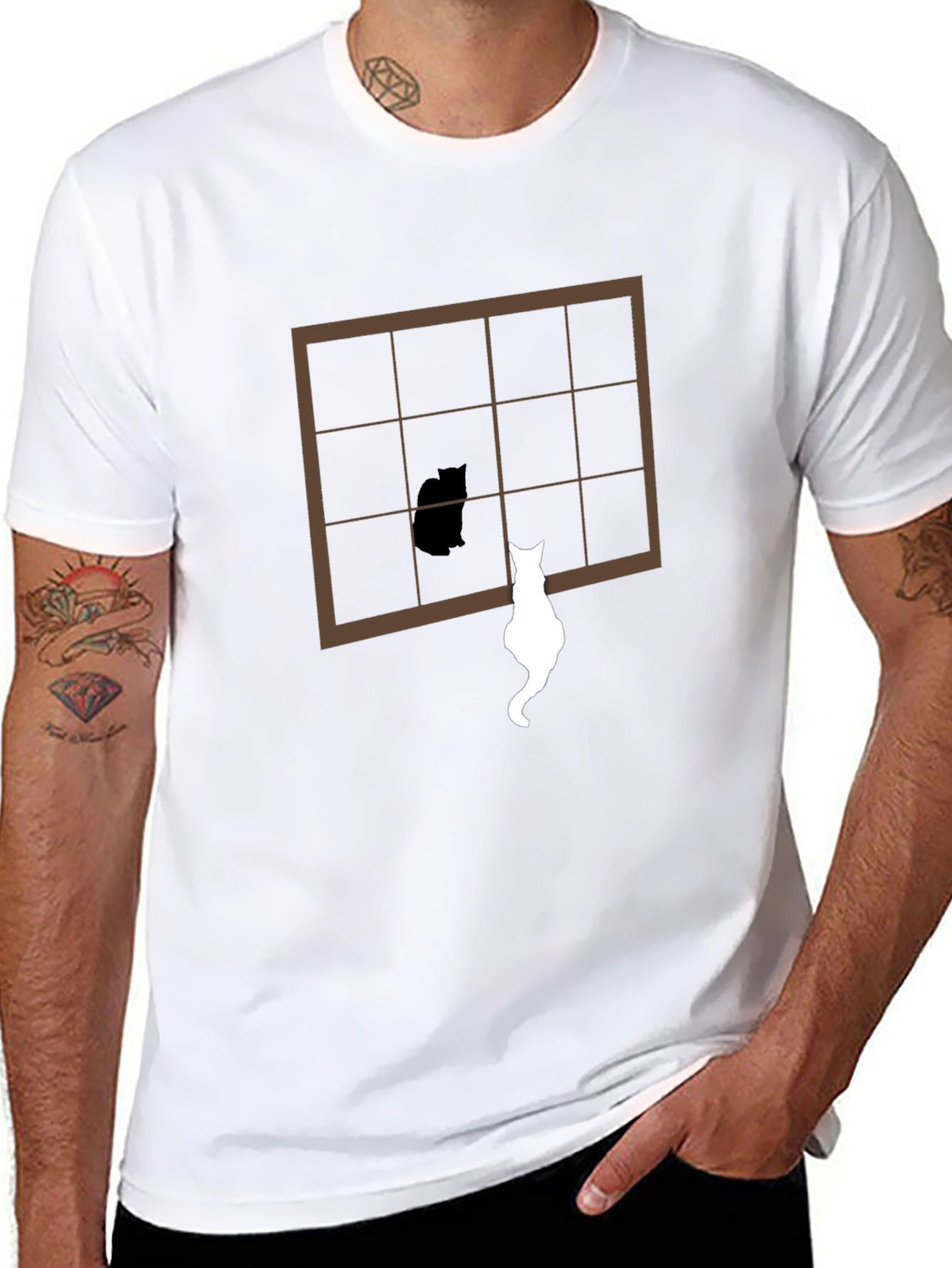 Cat Gazing T-Shirt