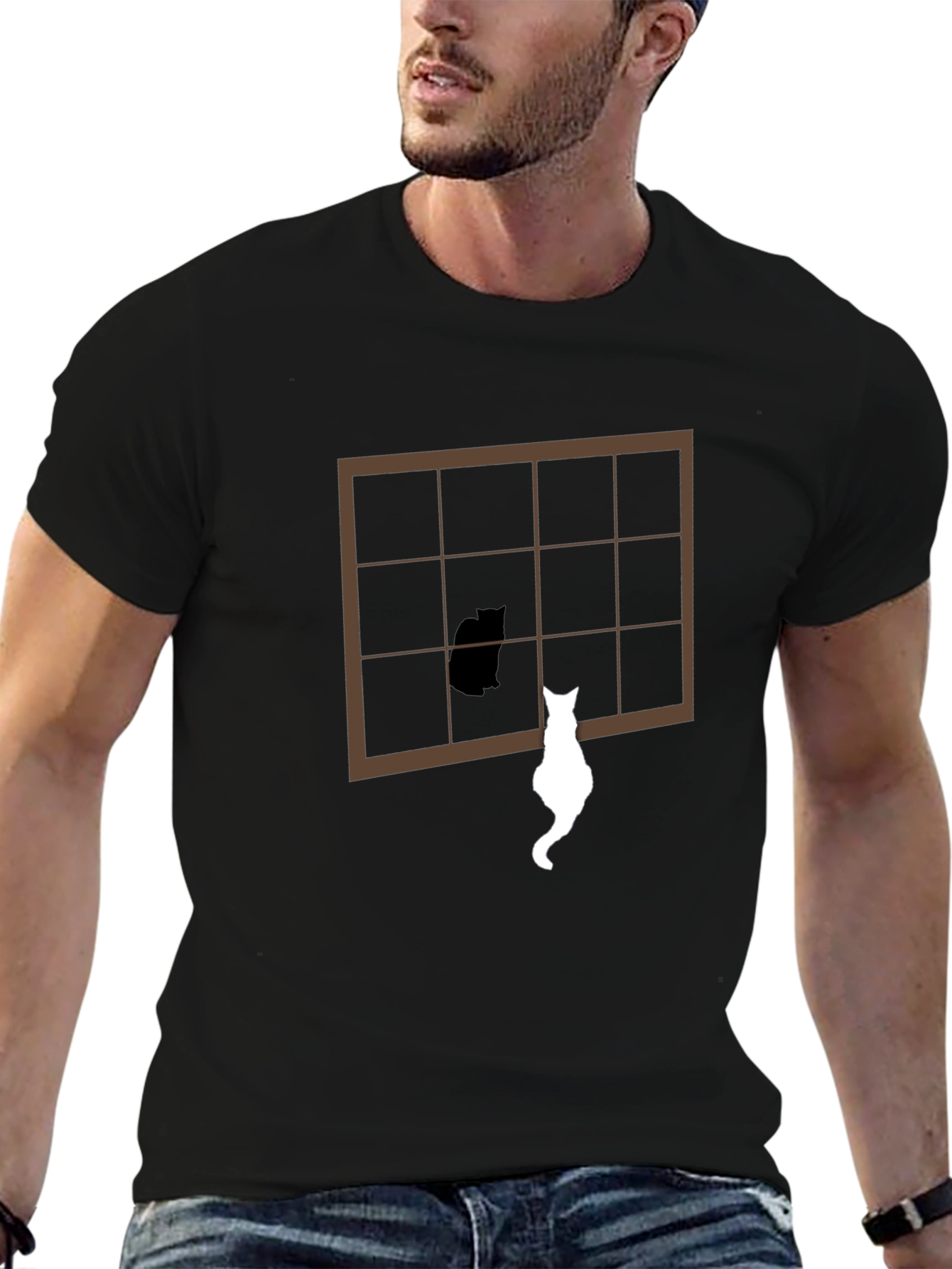 Cat Gazing T-Shirt