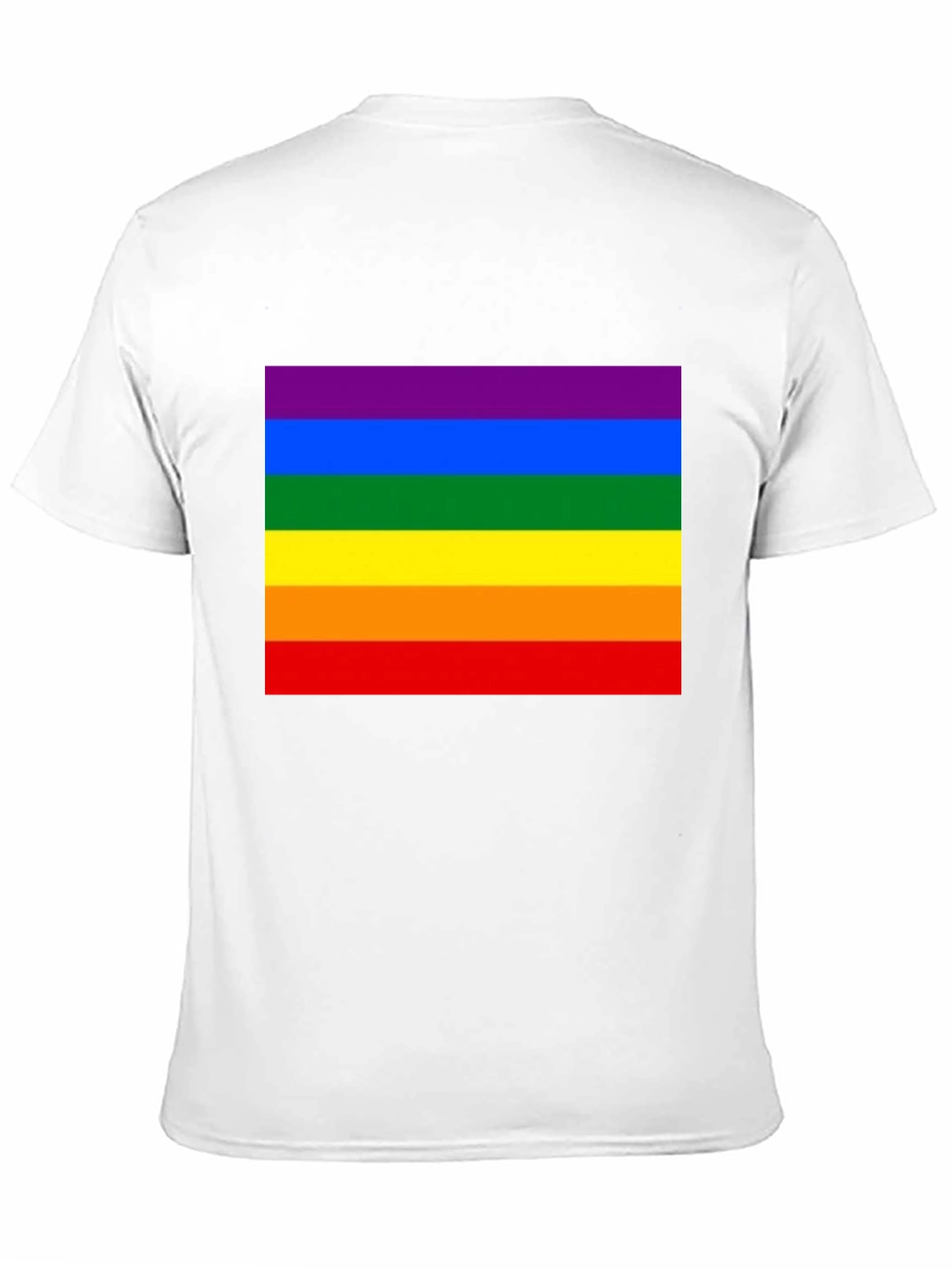 Rainbow Pride T-Shirt - Black Crew Neck Tee