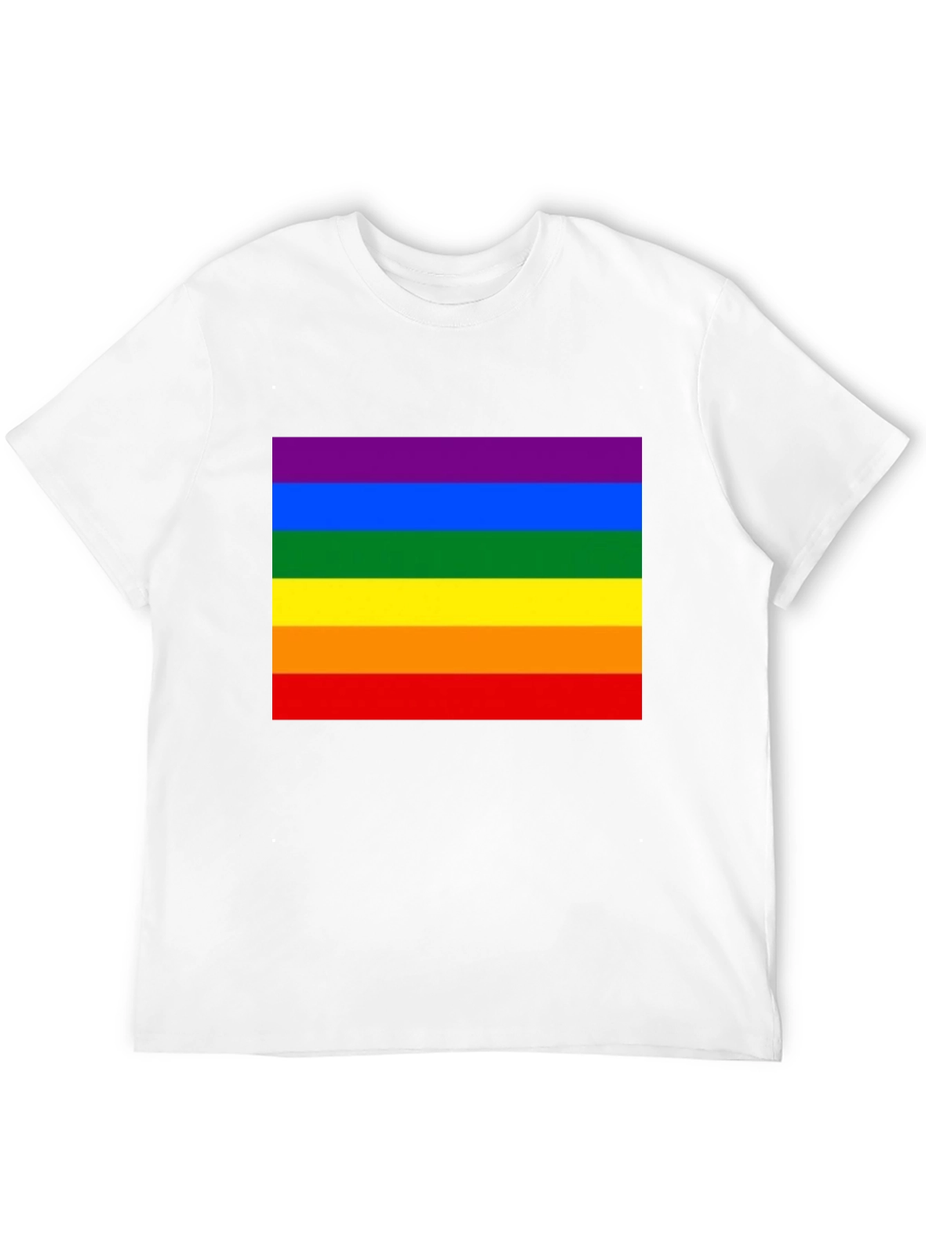 Rainbow Pride T-Shirt - Black Crew Neck Tee