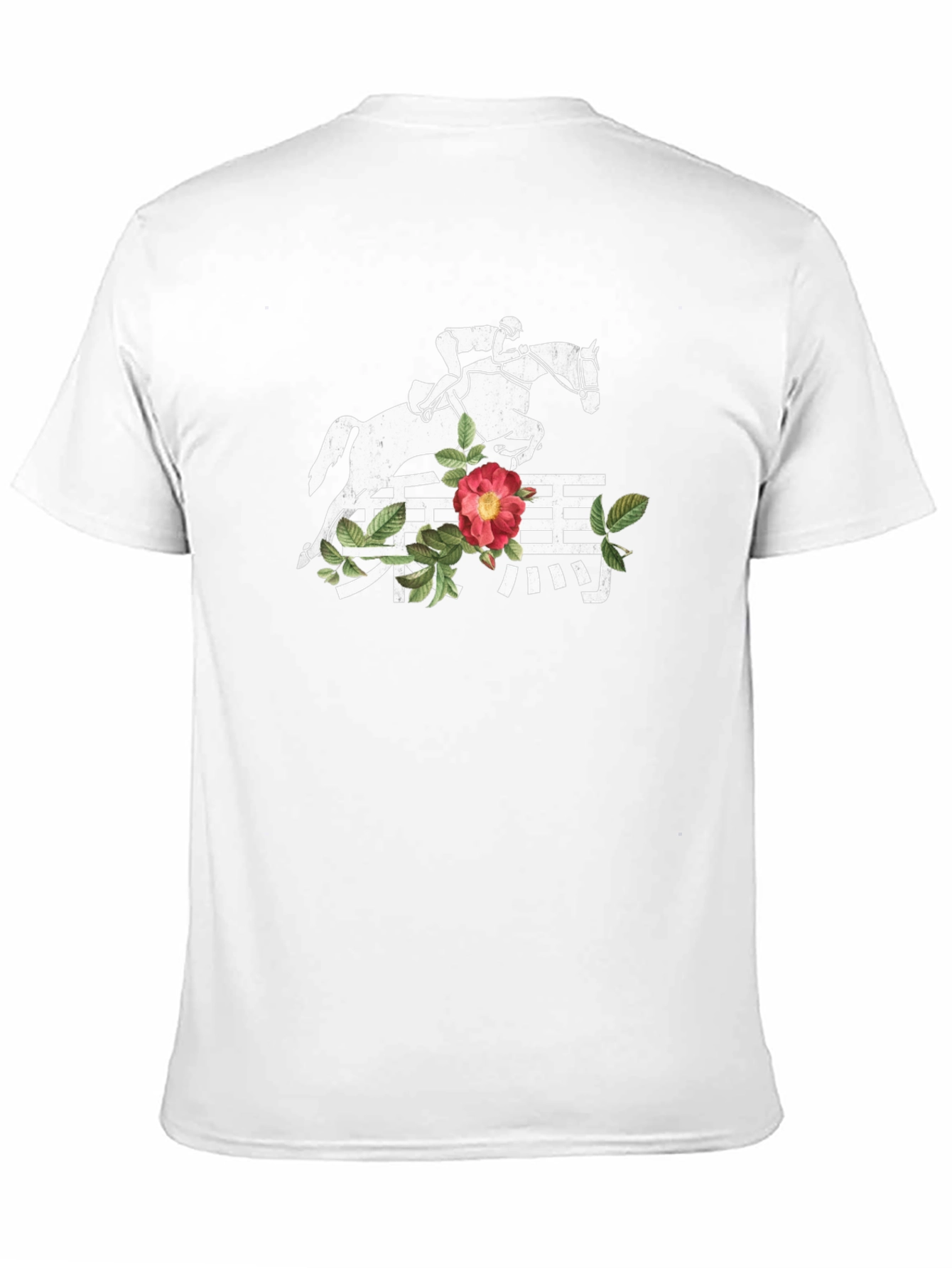 Equestrian Floral Graphic T-Shirt