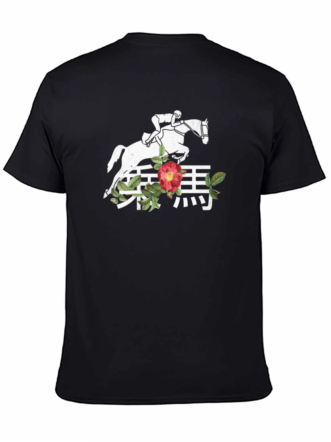 Equestrian Floral Graphic T-Shirt
