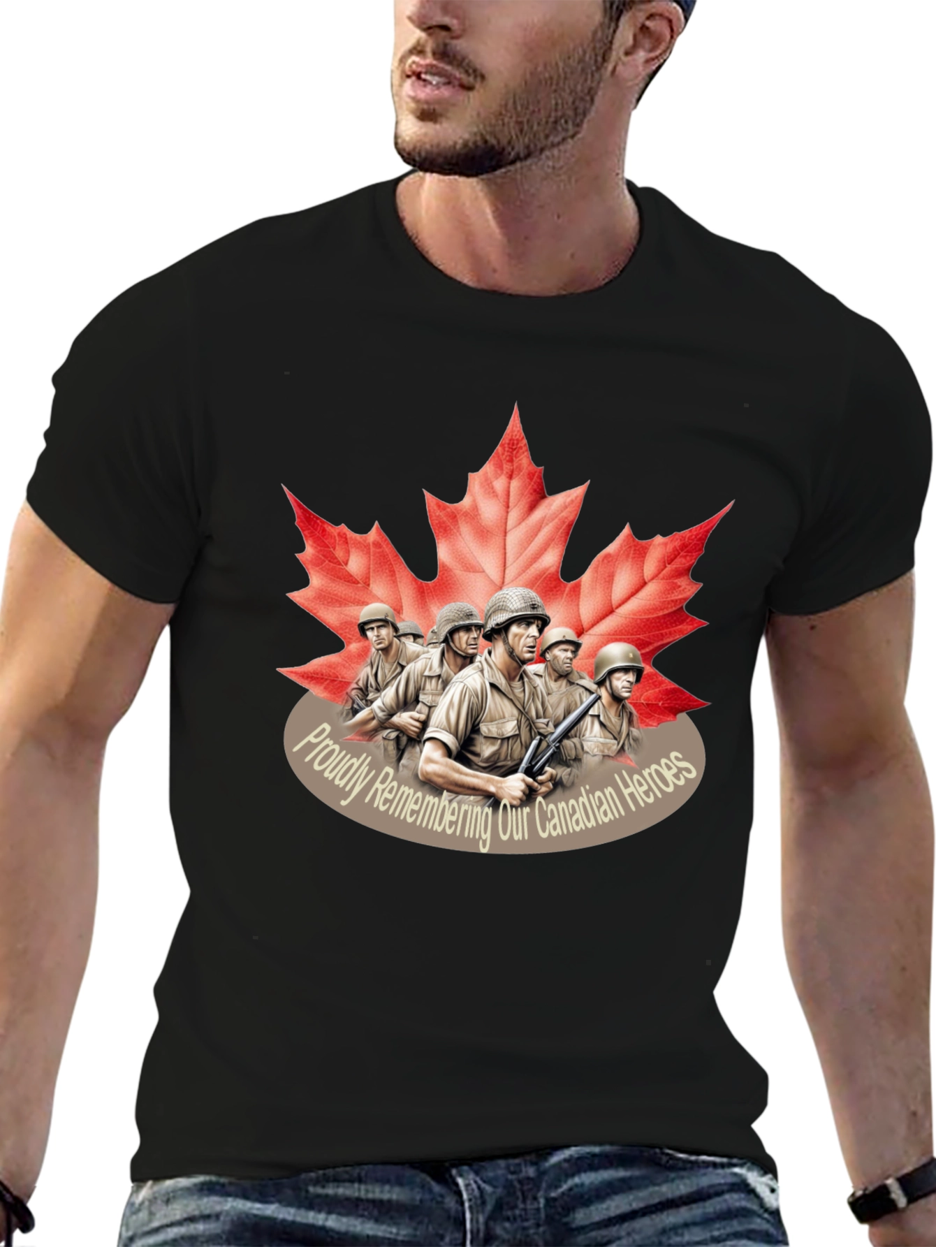 Canadian Heroes Remembrance T-Shirt