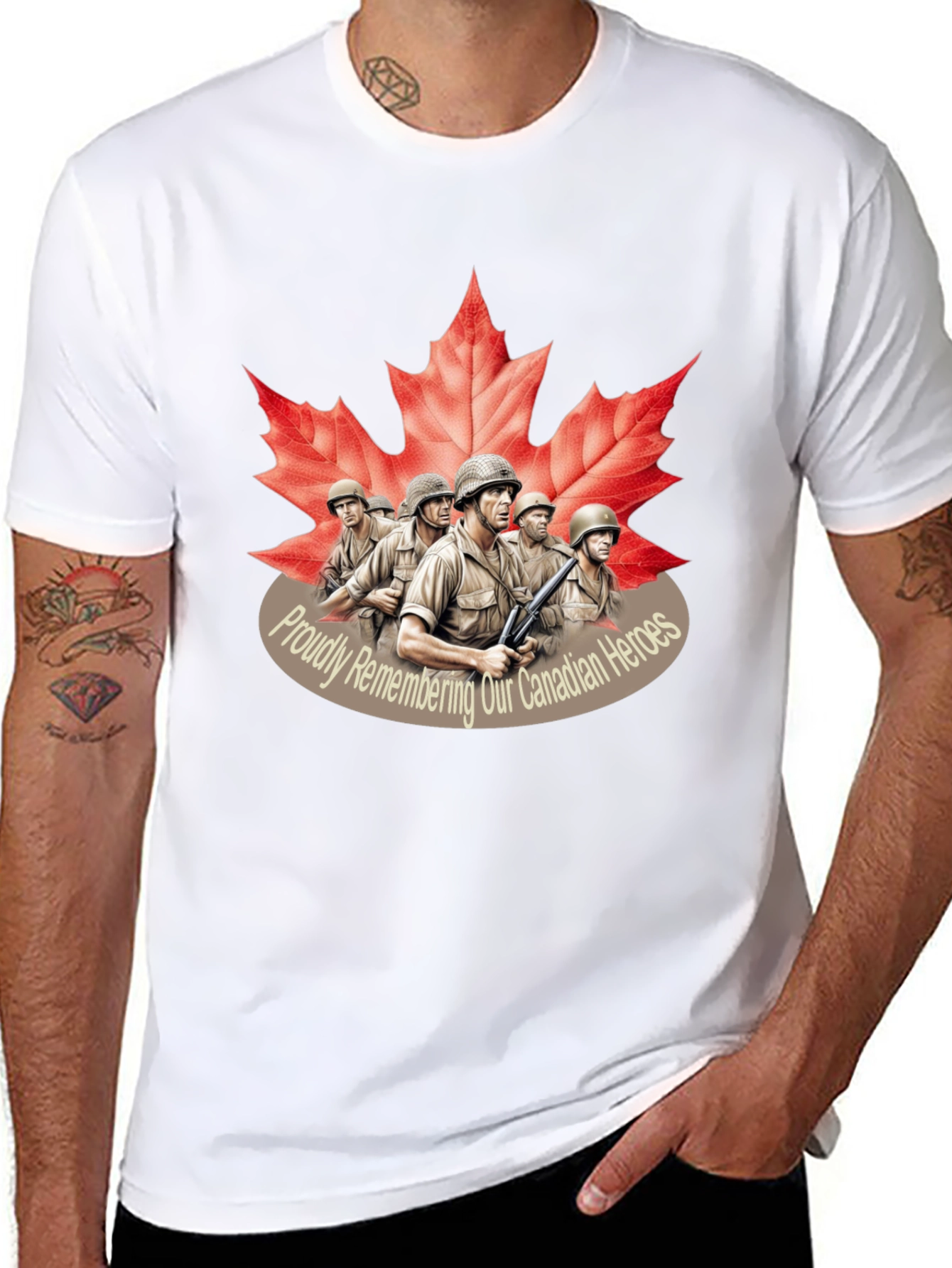 Canadian Heroes Remembrance T-Shirt