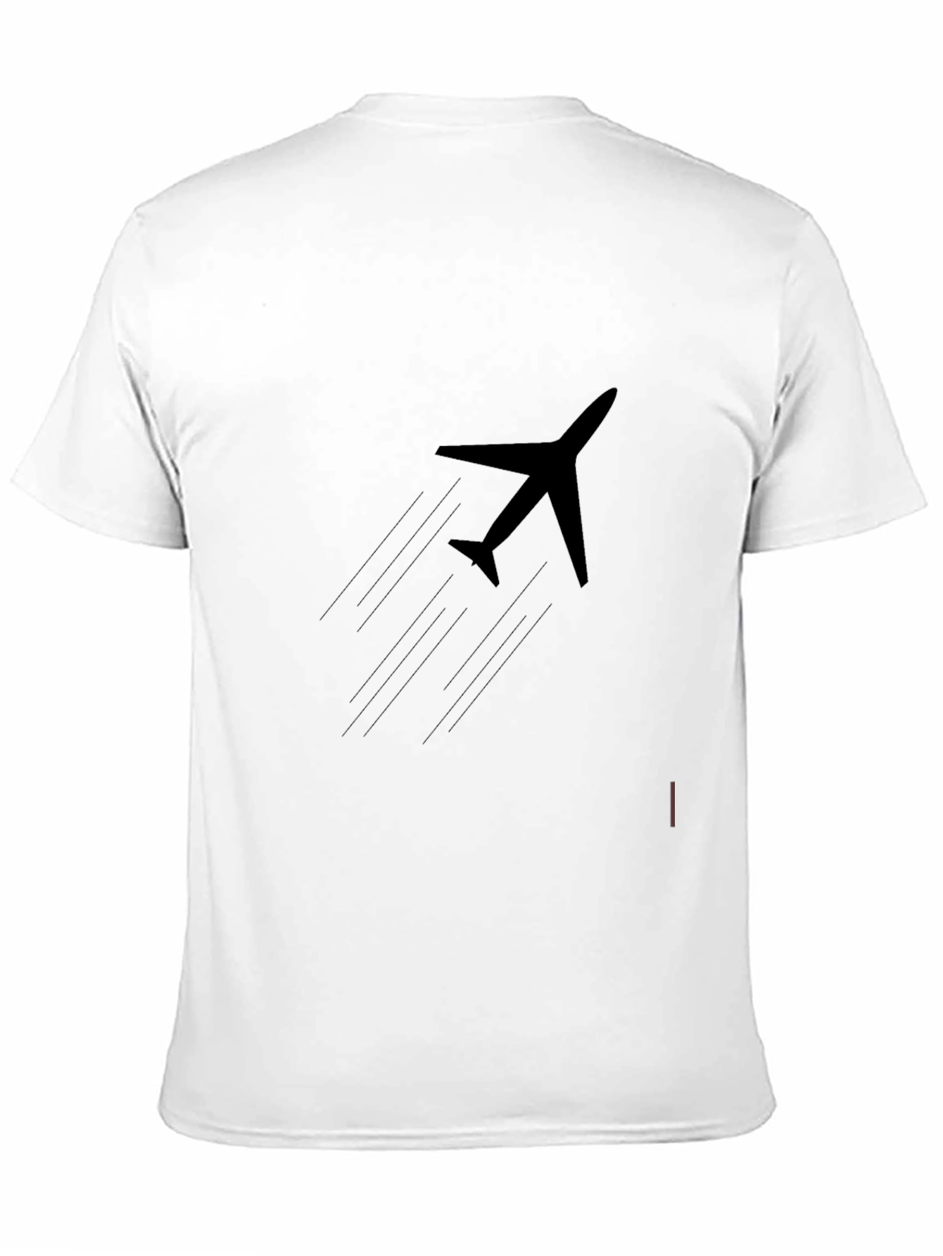 Black Airplane Graphic Tee - Fly in Style
