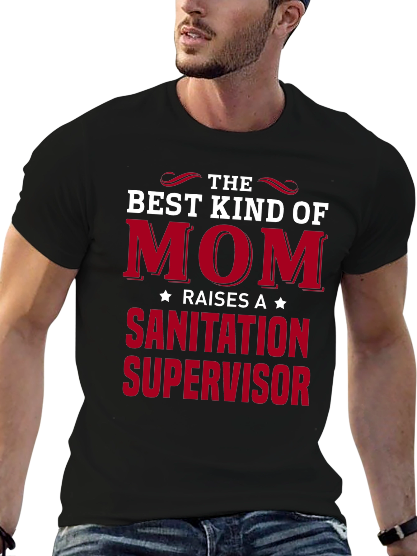 Best Kind of Mom Sanitation Supervisor Graphic Tee