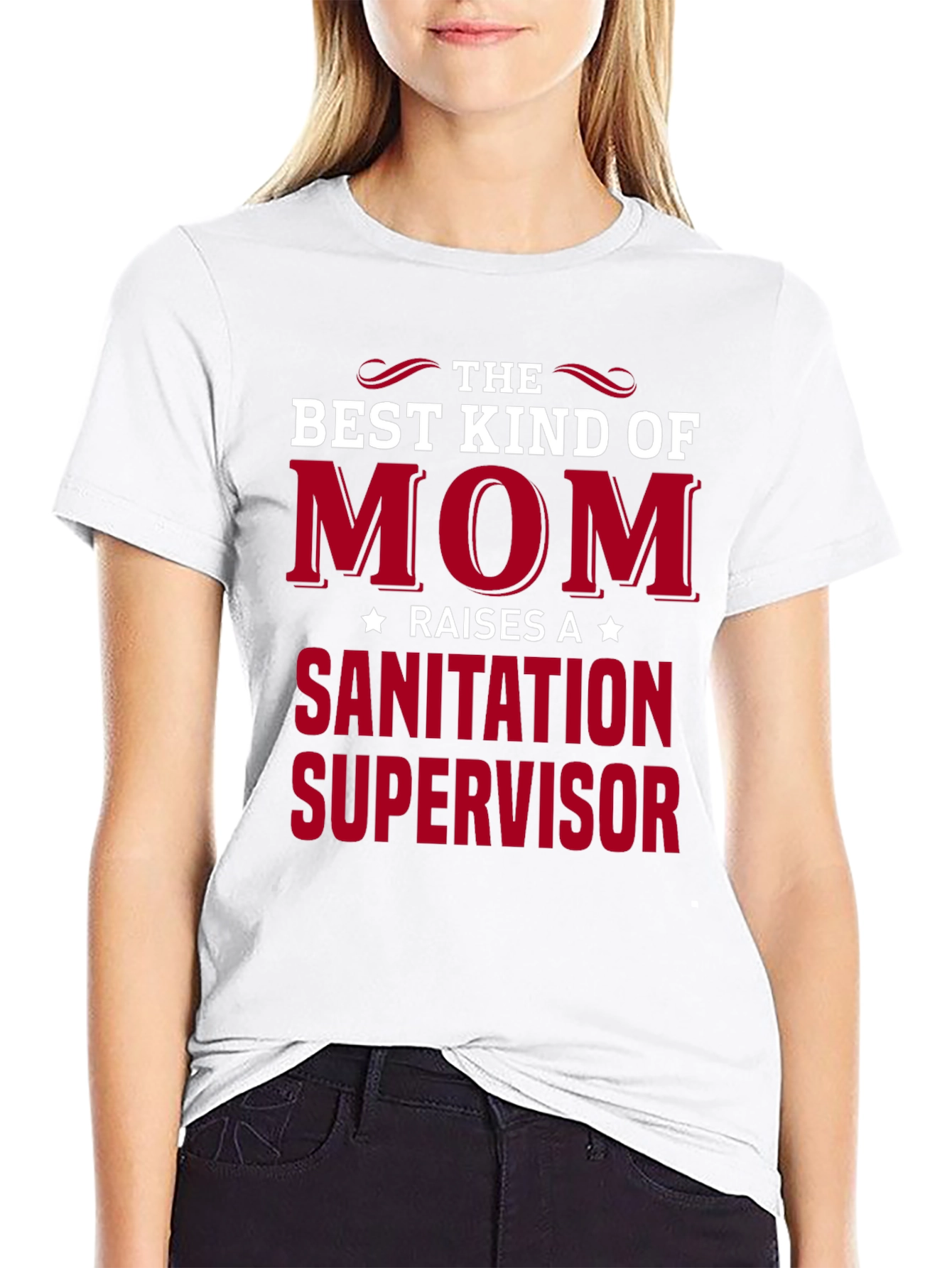 Best Kind of Mom Sanitation Supervisor Graphic Tee