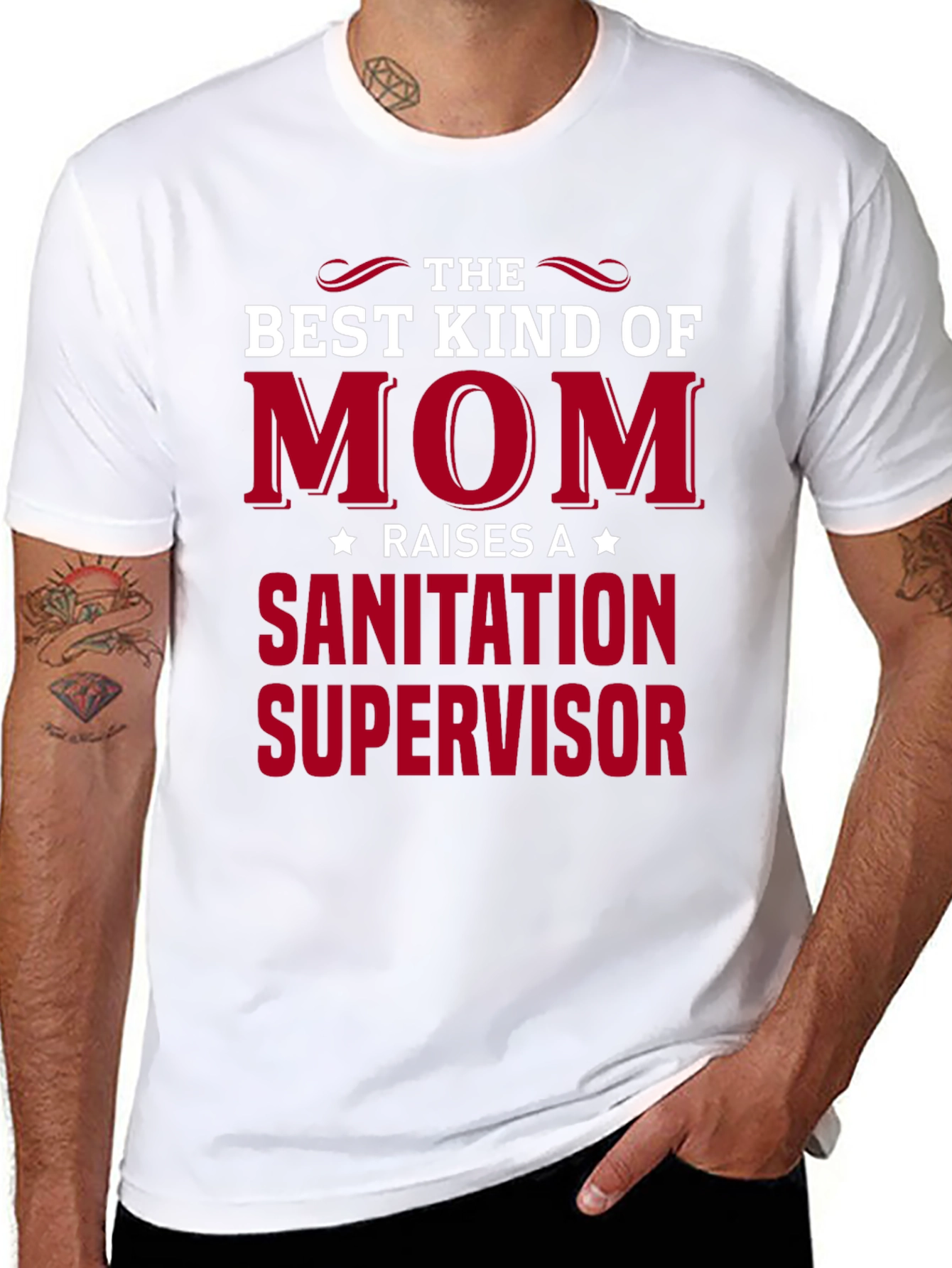 Best Kind of Mom Sanitation Supervisor Graphic Tee