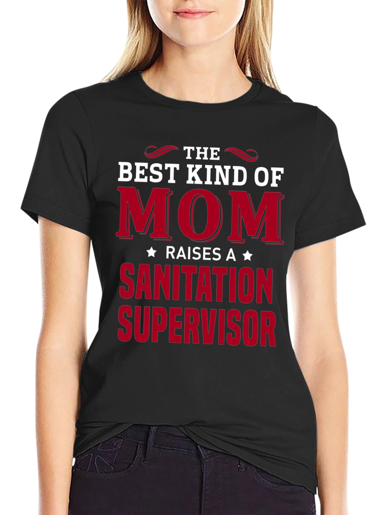 Best Kind of Mom Sanitation Supervisor Graphic Tee