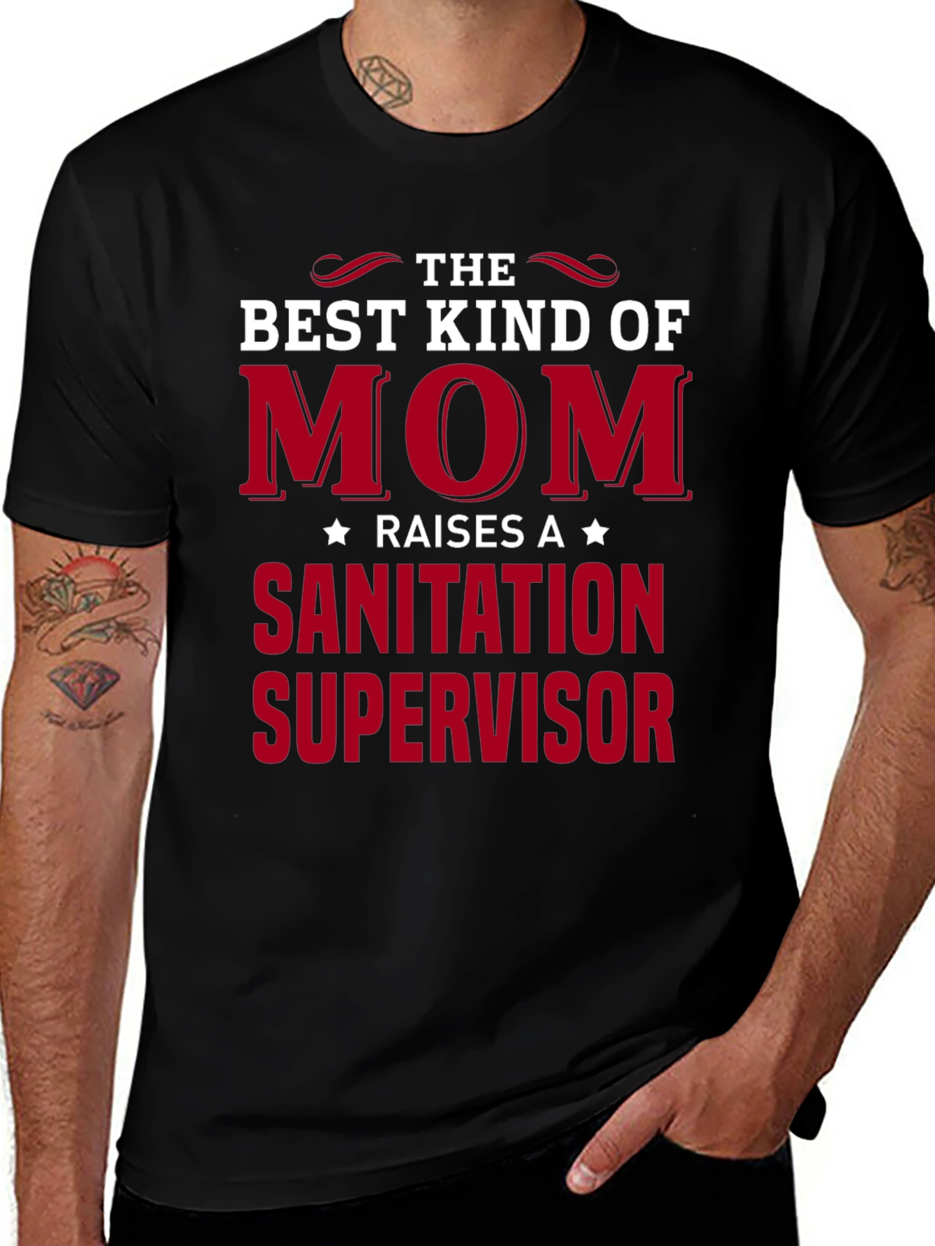 Best Kind of Mom Sanitation Supervisor Graphic Tee