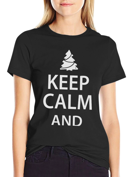 Keep Calm Christmas Tree T-Shirt