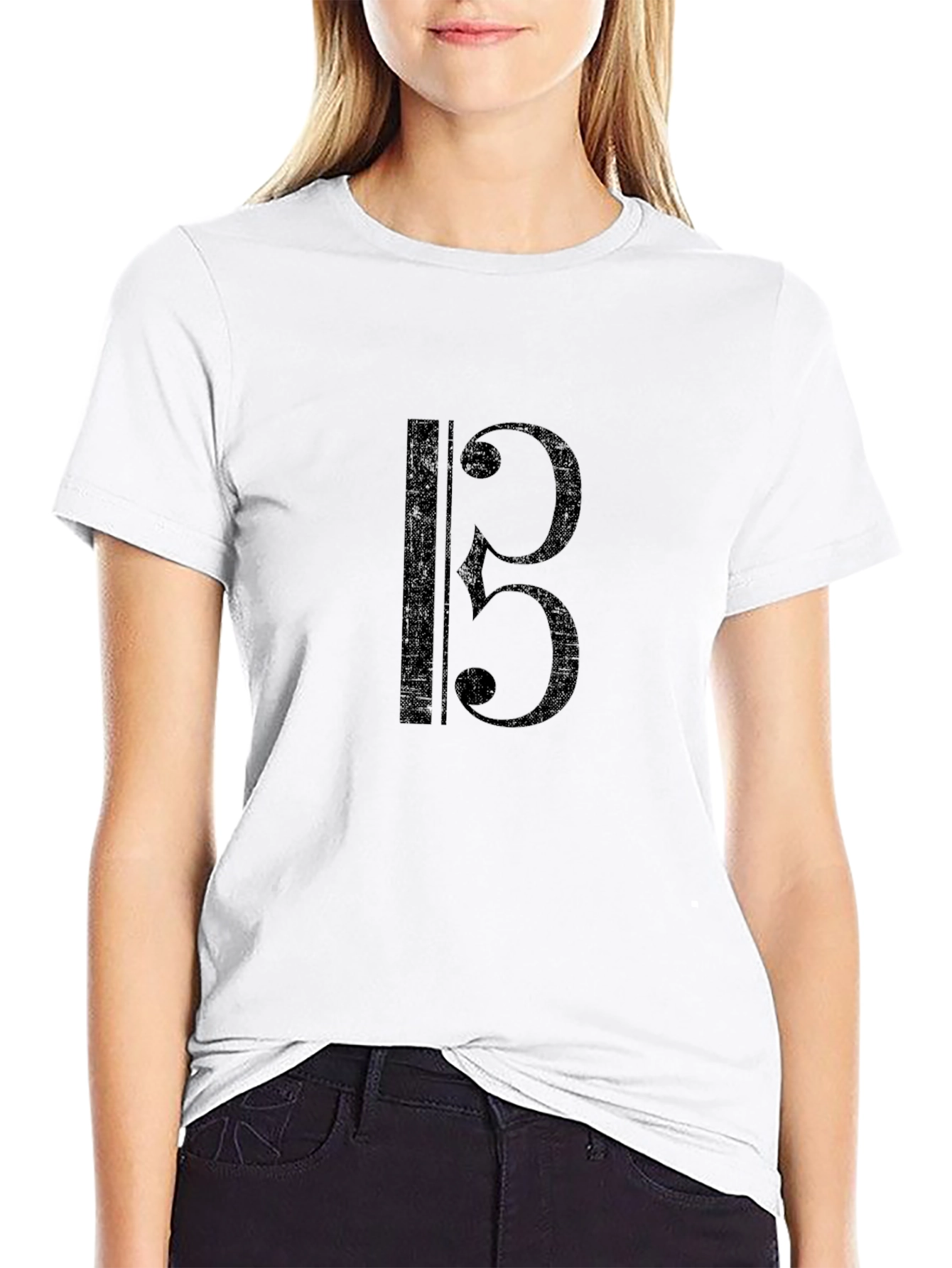 Bass Clef T-Shirt - Music Lover Tee