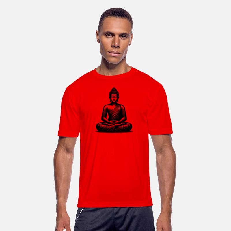 Yoga Buddha Enlightenment Meditation Tattoo Style