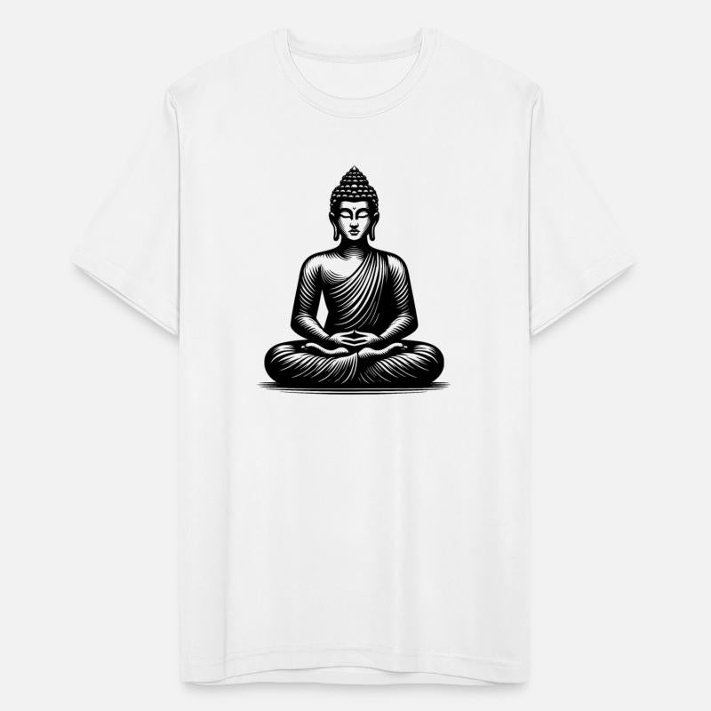 Yoga Buddha Enlightenment Meditation Tattoo Style