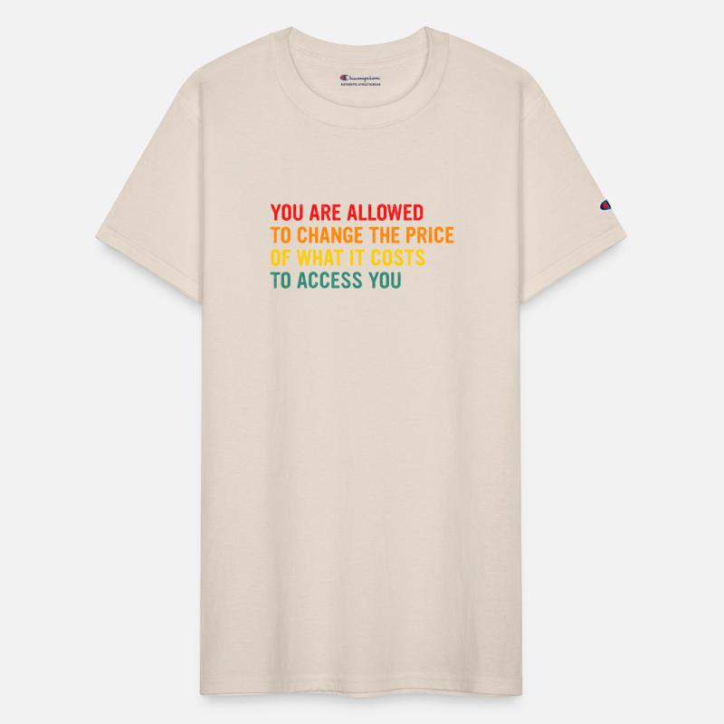 You Are Allowed To Change The Price