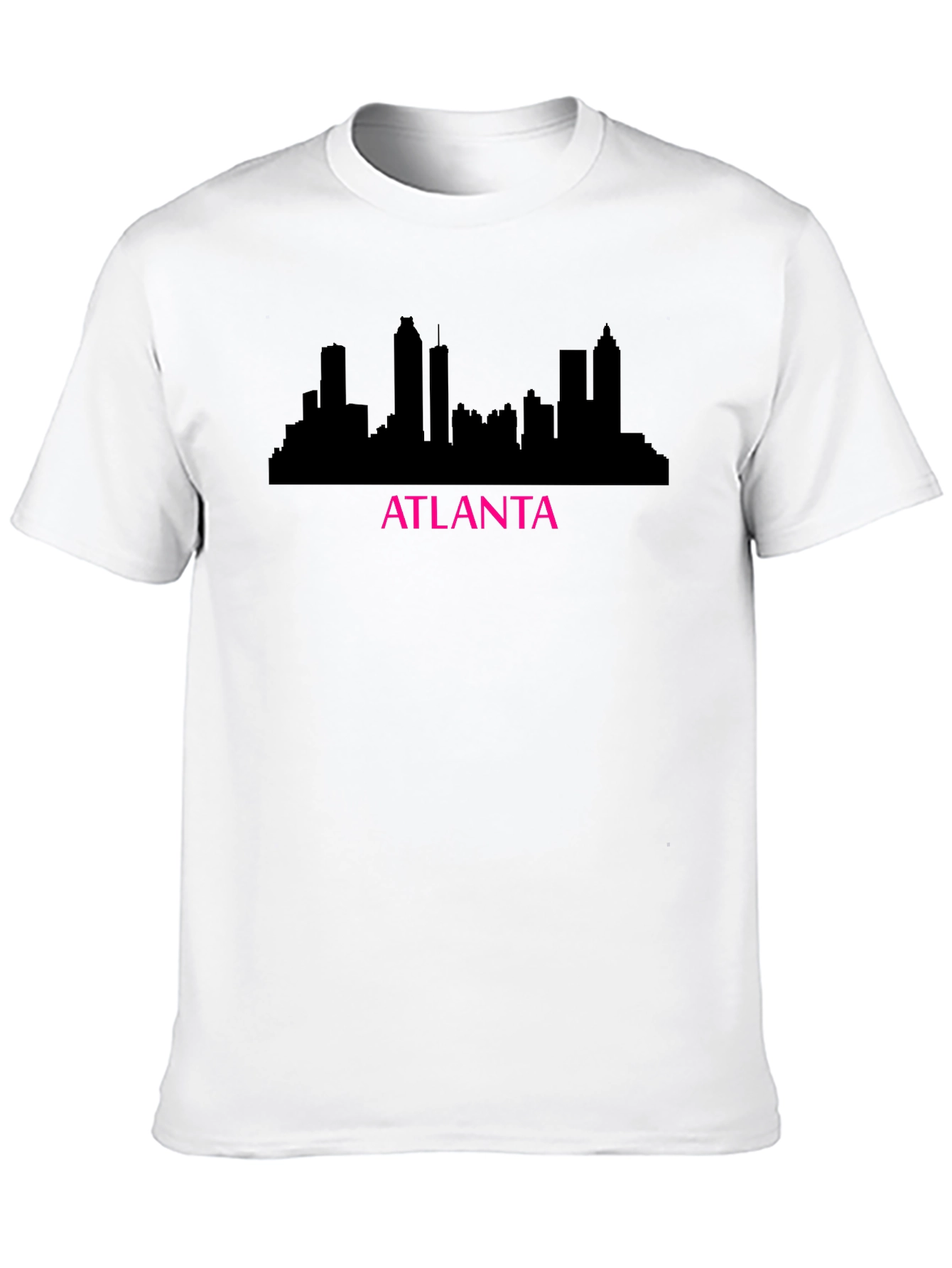 Atlanta Skyline Graphic T-Shirt - Black