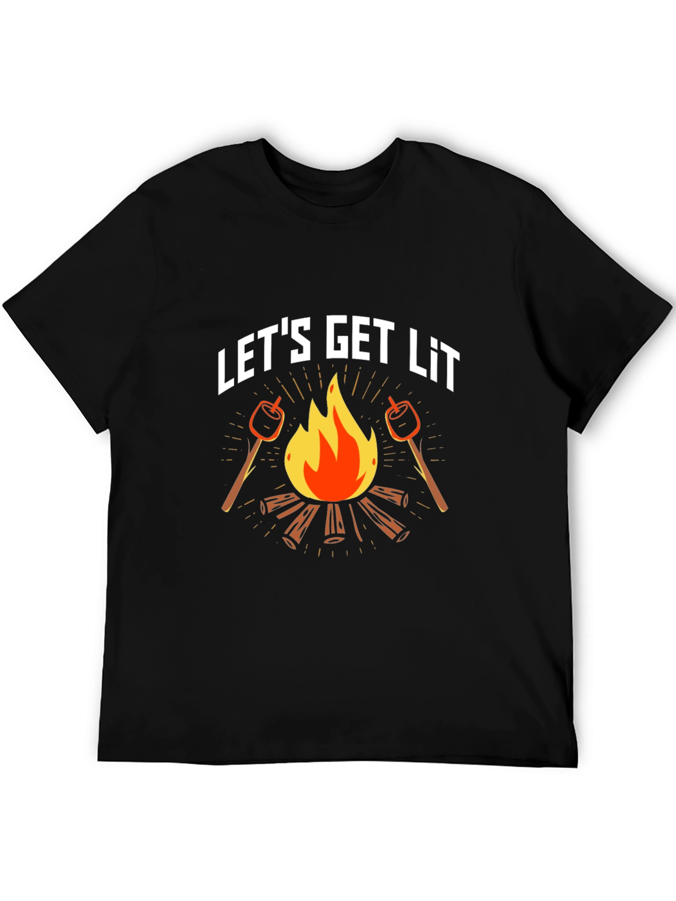 Lets Get Lit Campfire T-Shirt