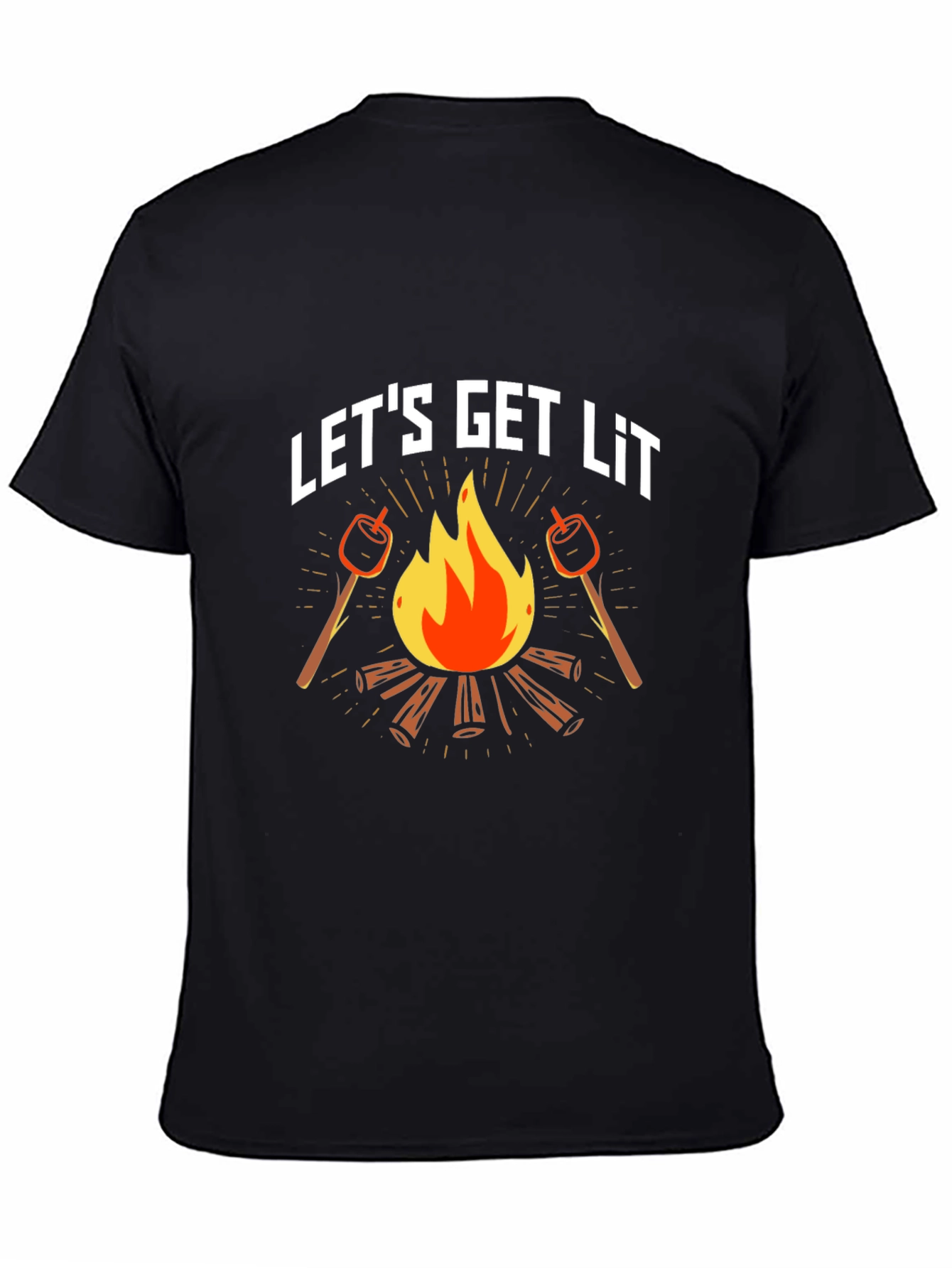 Lets Get Lit Campfire T-Shirt