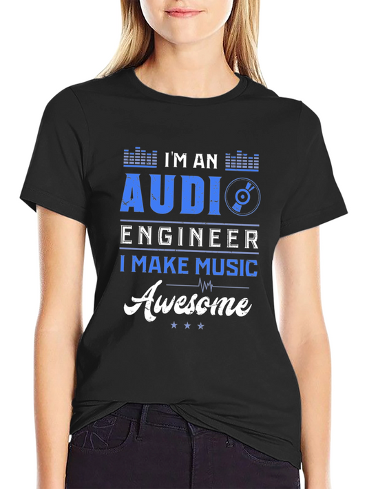 Audi Engineer Music Awesome T-Shirt
