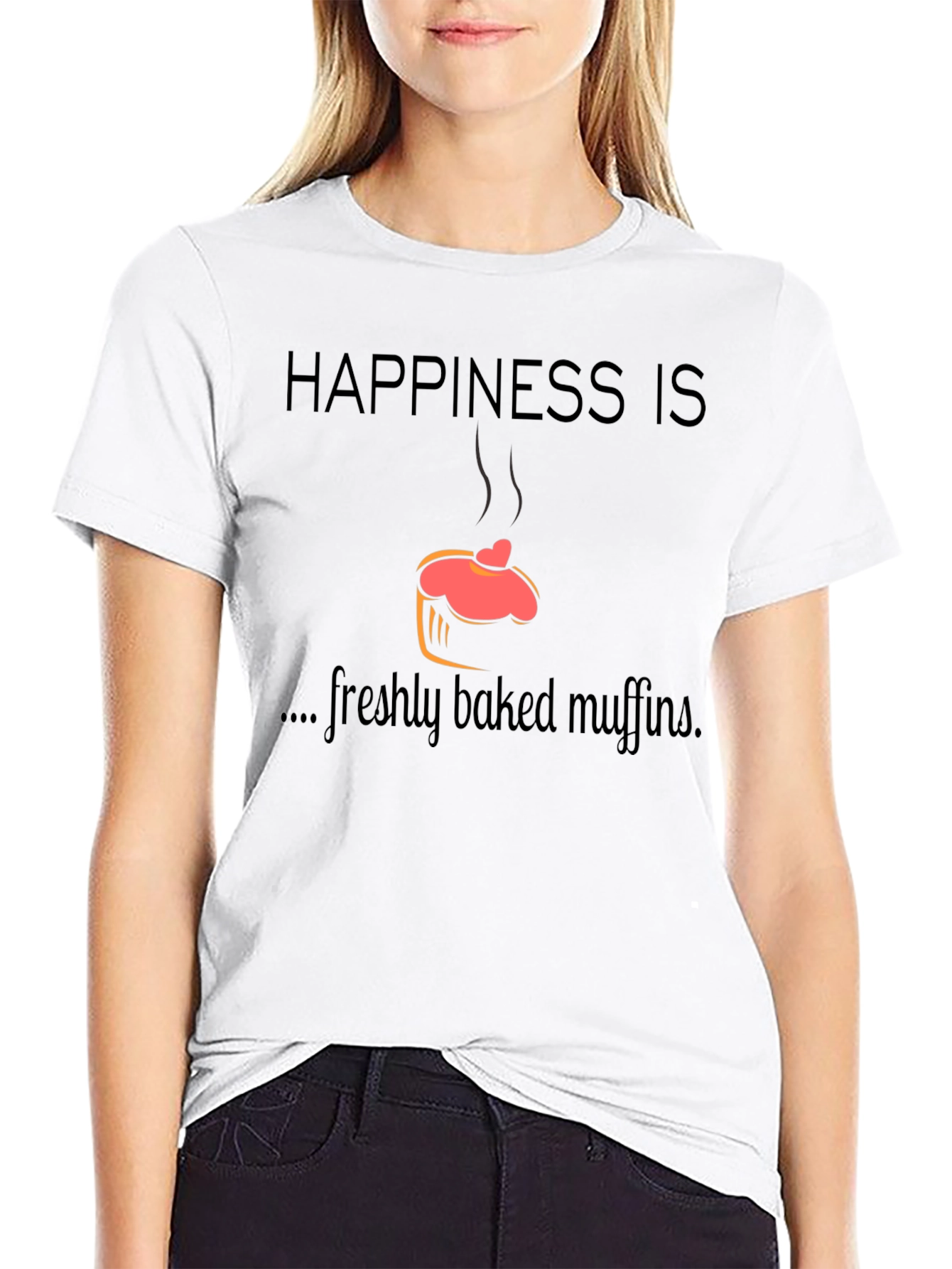 Happiness is Freshly Baked Muffins T-Shirt