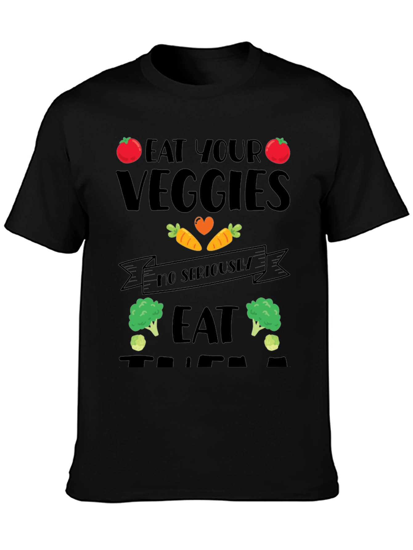 Eat Your Veggies Graphic T-Shirt
