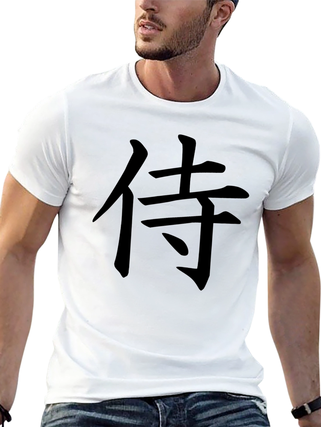 Samurai Graphic Black T-Shirt